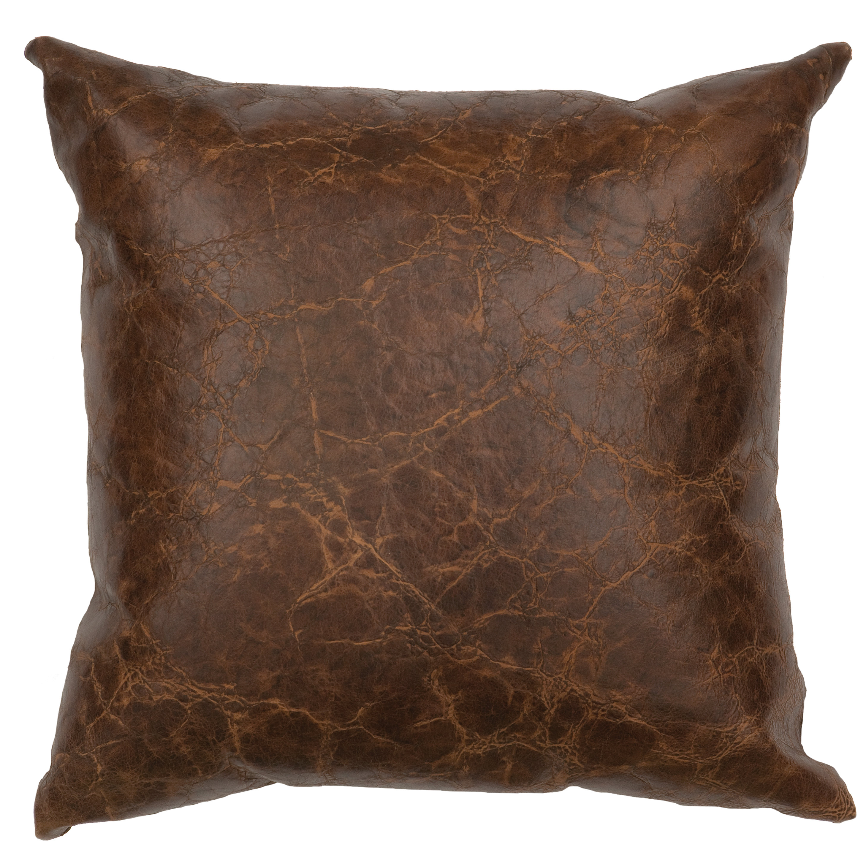 Wooded River Appalachian Leather Throw Pillow Wayfair