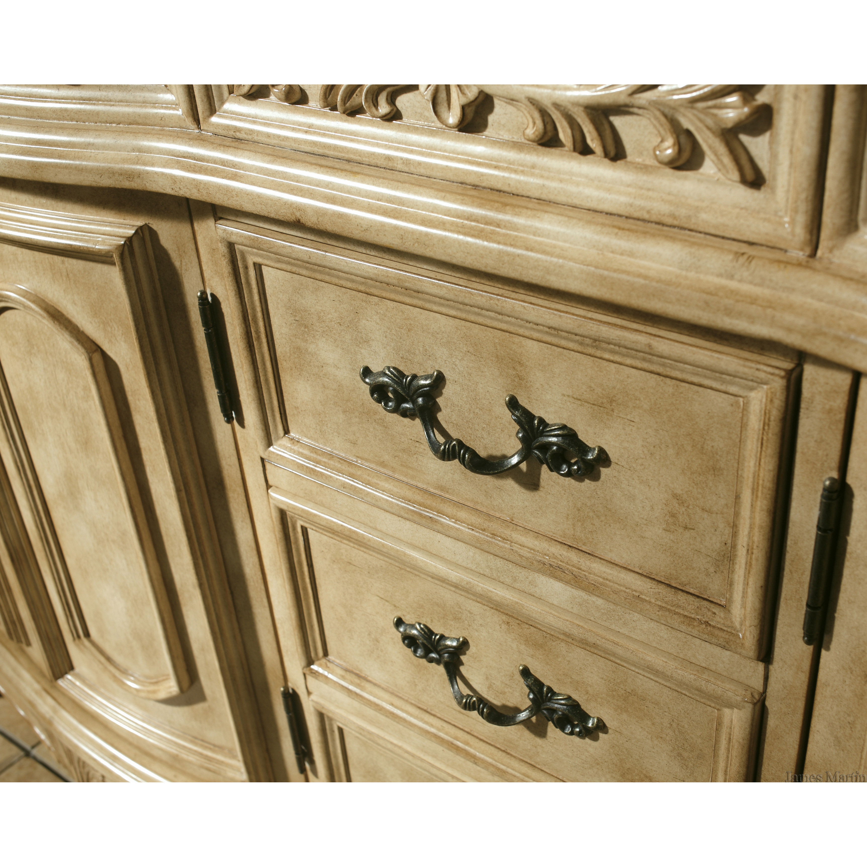 James Martin Furniture Classico 72" Double Antique Parchment Bathroom