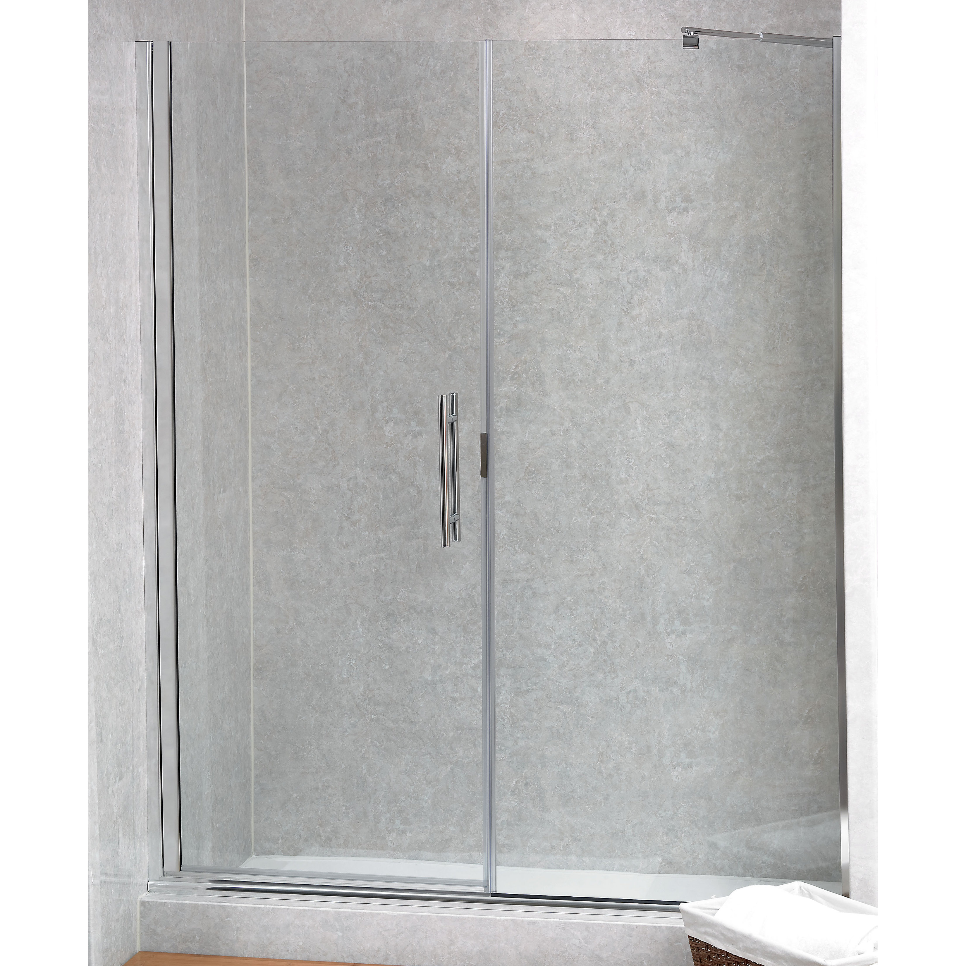 Coastal Industries Paragon Illusion Series 47.25" x 70'' Hinged Shower
