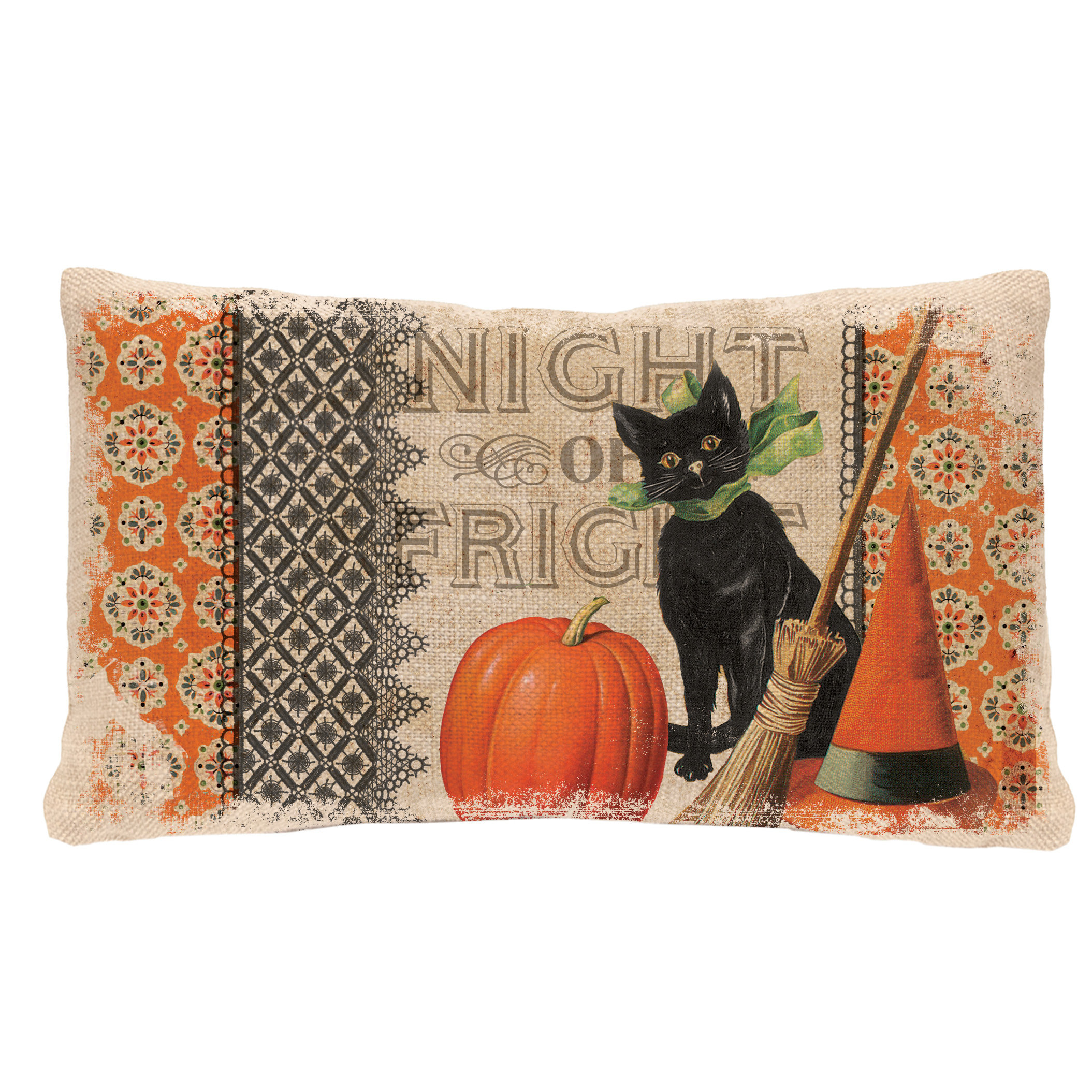 Heritage Lace Victorian Halloween Lumbar Pillow & Reviews Wayfair
