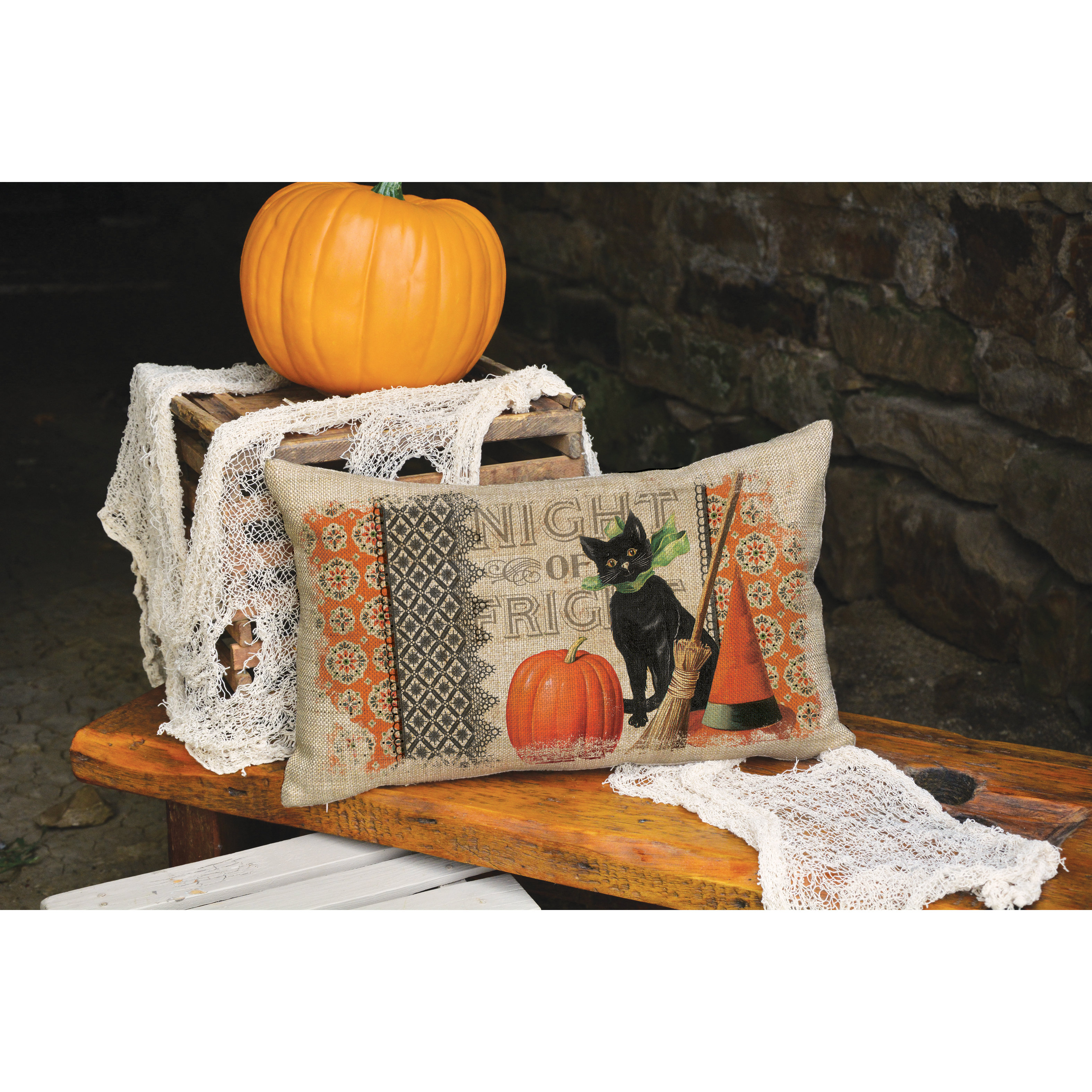 Heritage Lace Victorian Halloween Lumbar Pillow & Reviews Wayfair