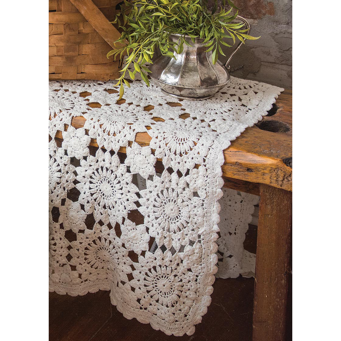 Heritage Lace Ribbon Crochet Table Runner Wayfair