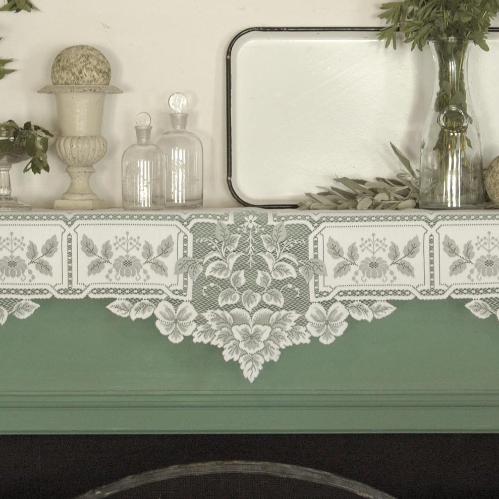 Heritage Lace Heirloom Mantle Scarf Table Runner & Reviews Wayfair