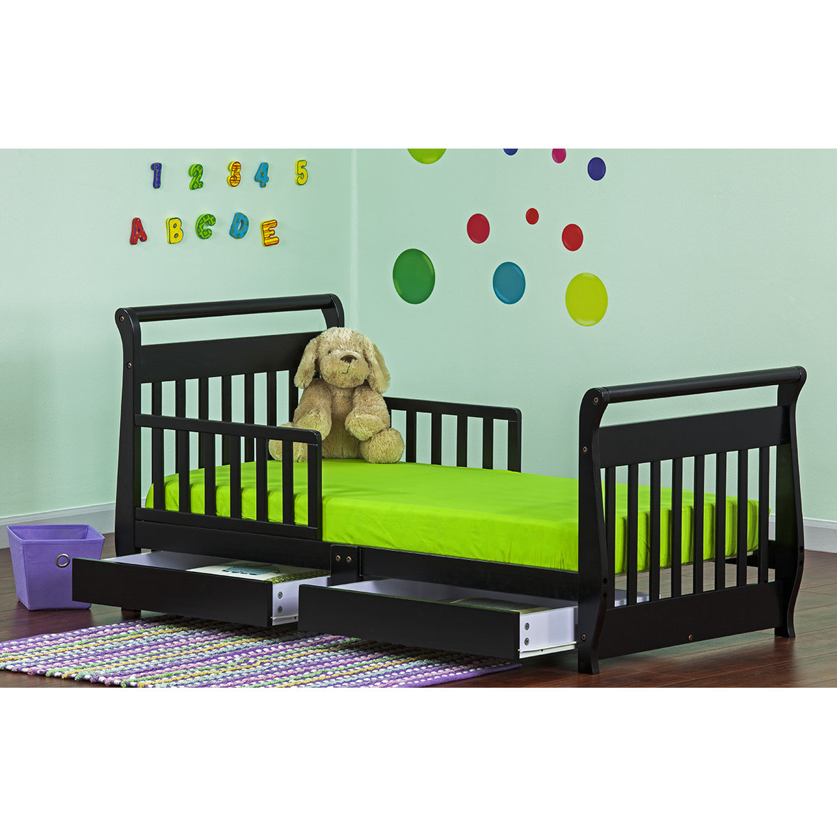 Dream On Me Convertible Toddler Bed with Storage & Reviews Wayfair