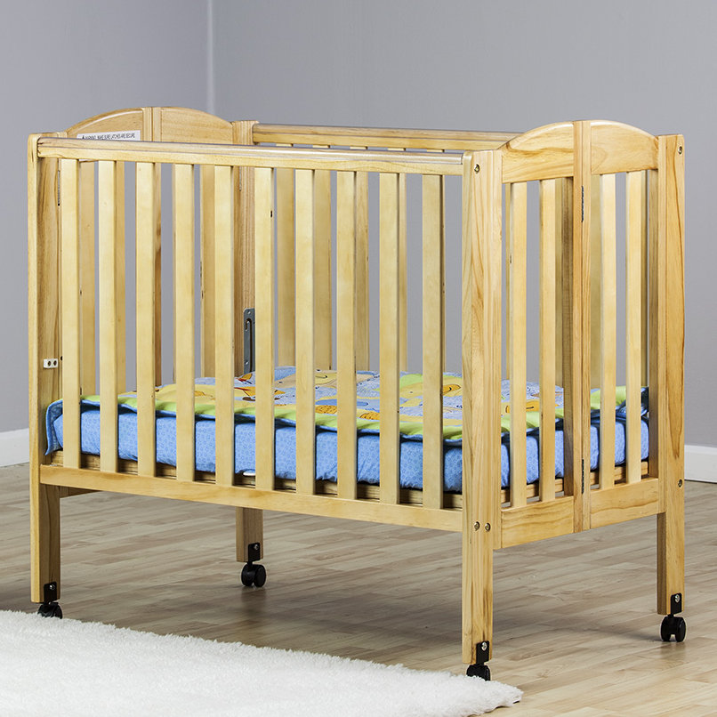 Dream On Me 2in1 Portable Folding Convertible Crib & Reviews Wayfair