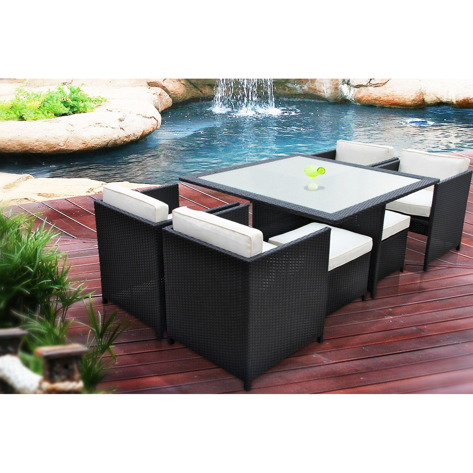 Modway Inverse Outdoor 7 Piece Dining Set with Cushions & Reviews Wayfair