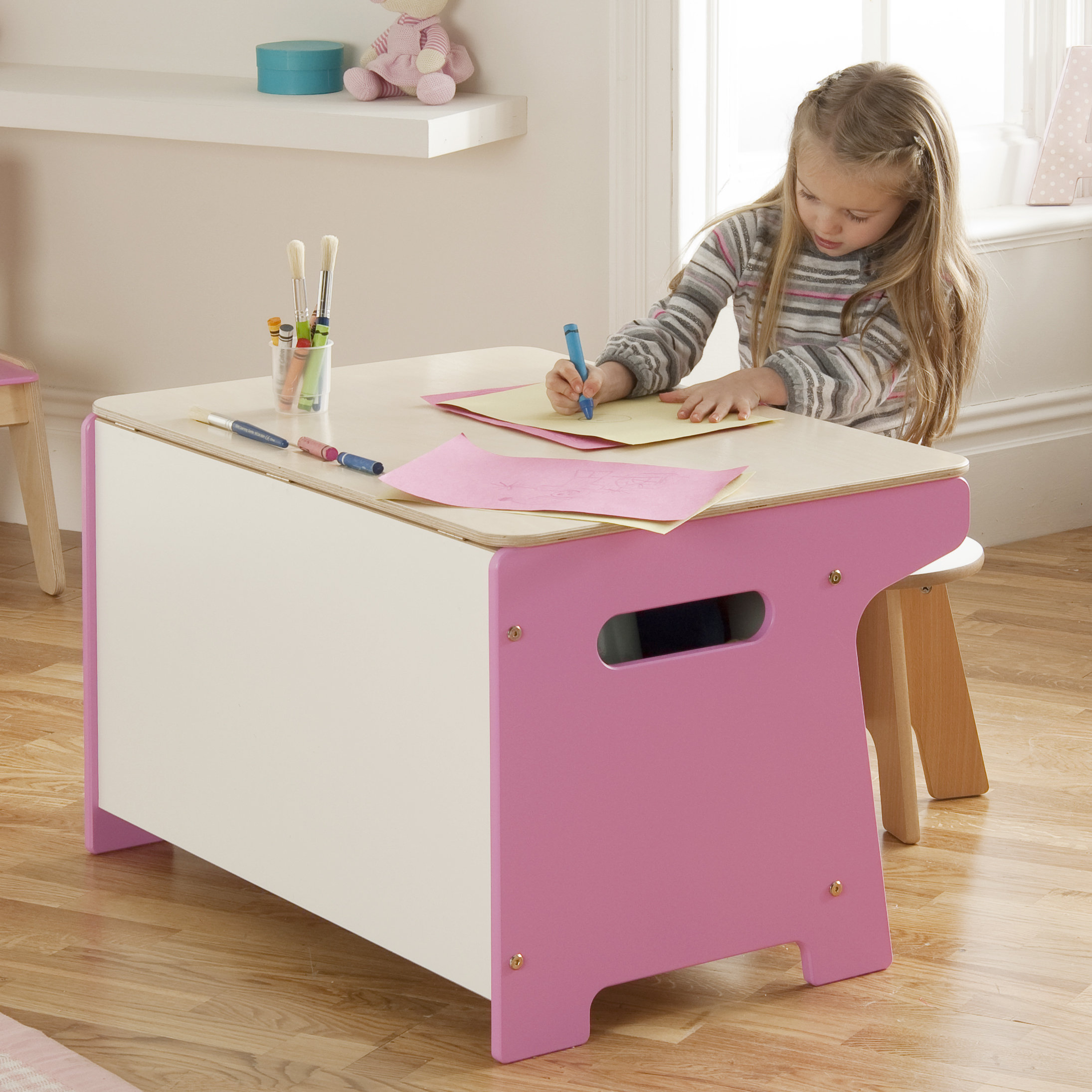 Millhouse Flower Toy Box and Desk & Reviews Wayfair UK