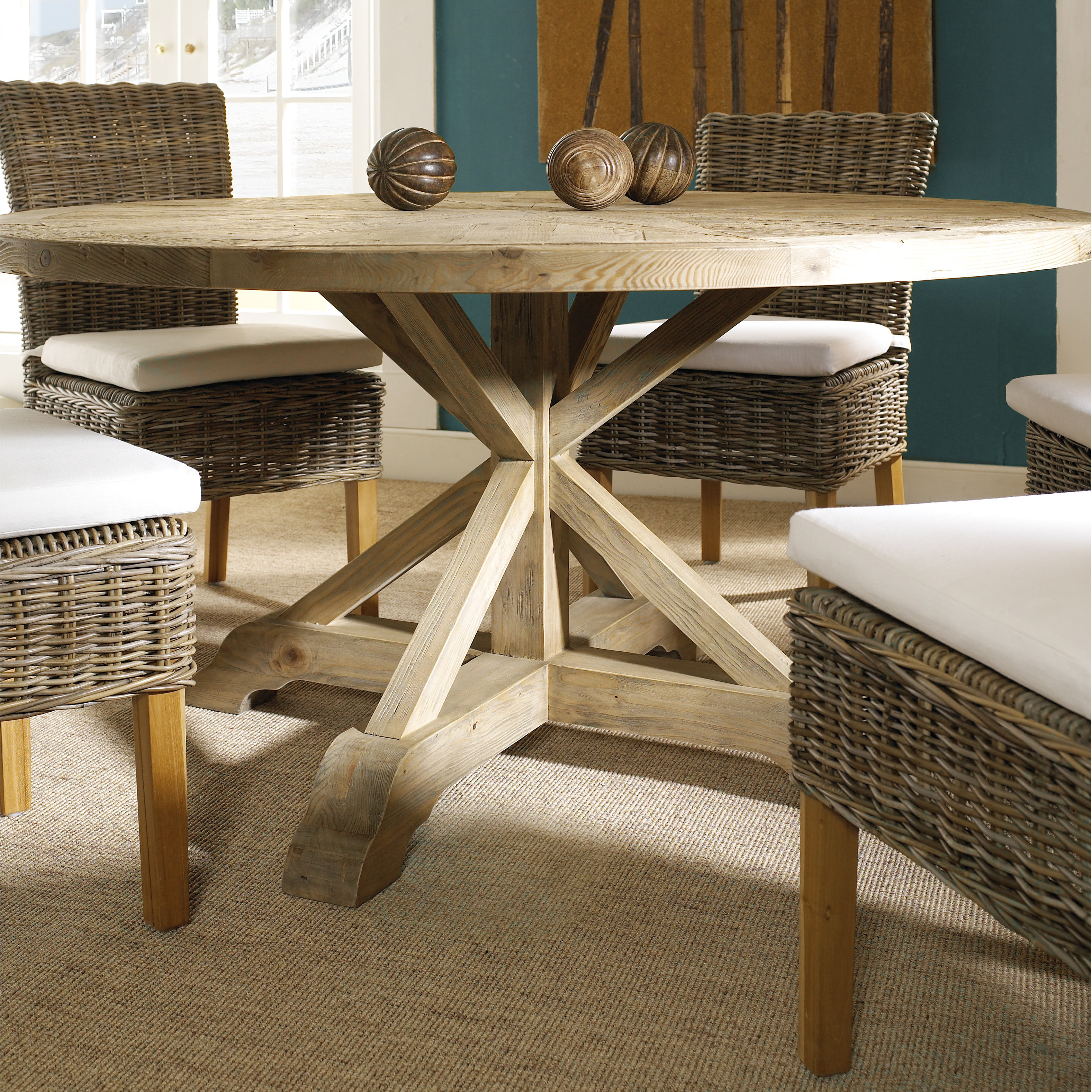 Padmas Plantation Salvaged Wood Dining Table Reviews Wayfair