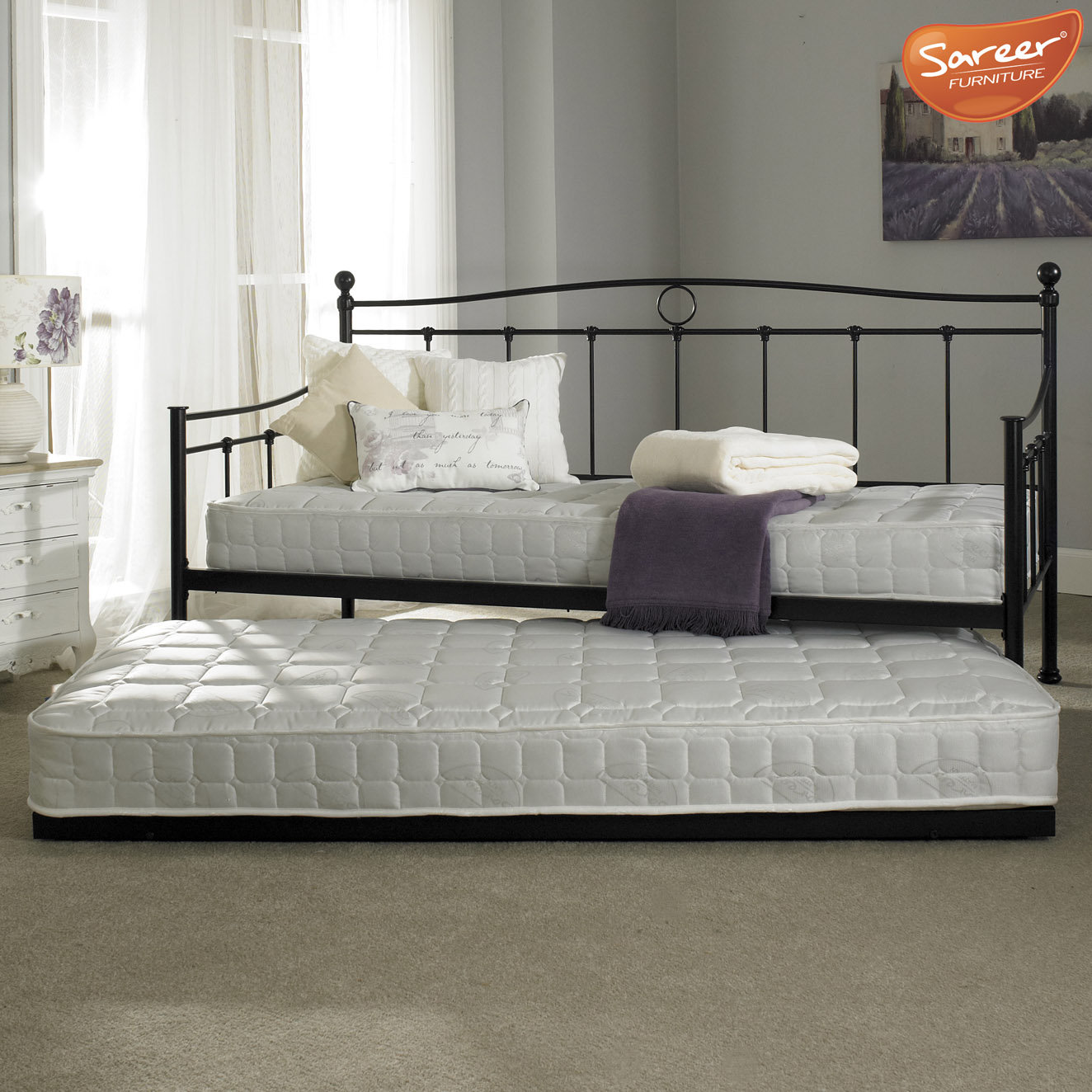 Sareer Furniture Essina Daybed with Trundle & Reviews Wayfair UK
