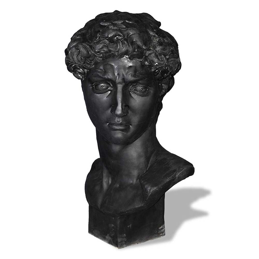 Amedeo Design Resinstone David Bust Statue 