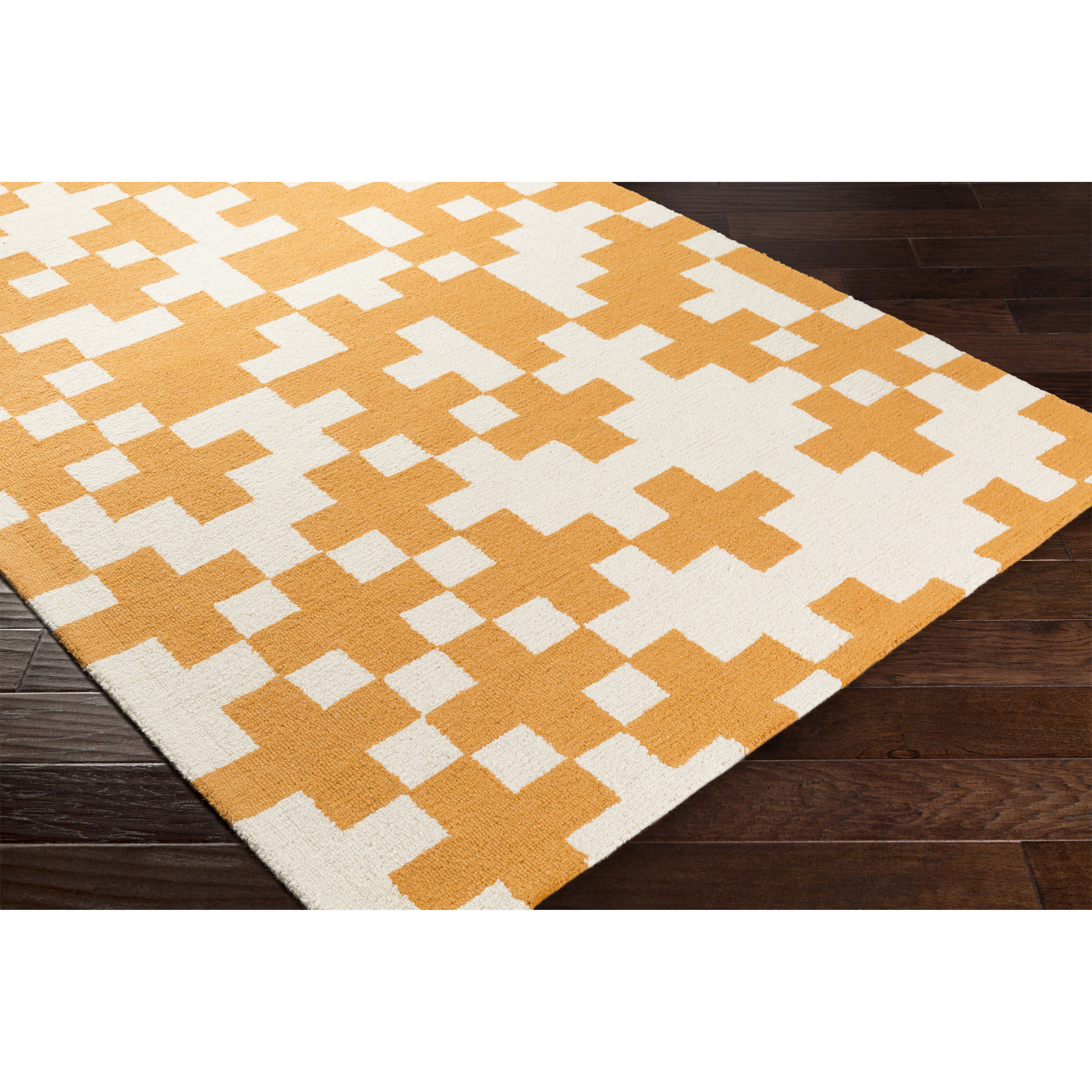 Artistic Weavers Hilda Beatrix HandCrafted Orange/White Area Rug