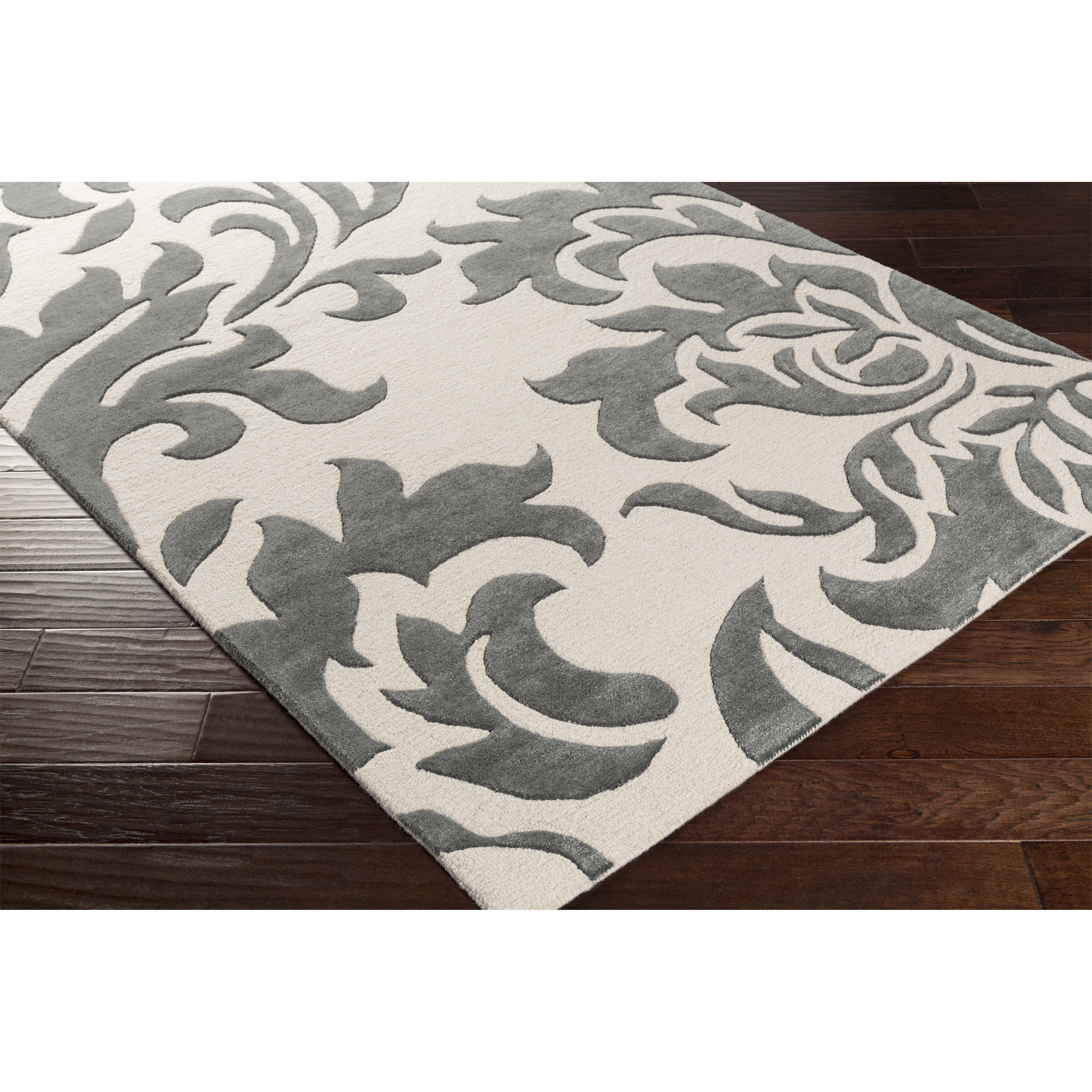 Artistic Weavers Lounge Heidi HandTufted Dark Gray/OffWhite Area Rug