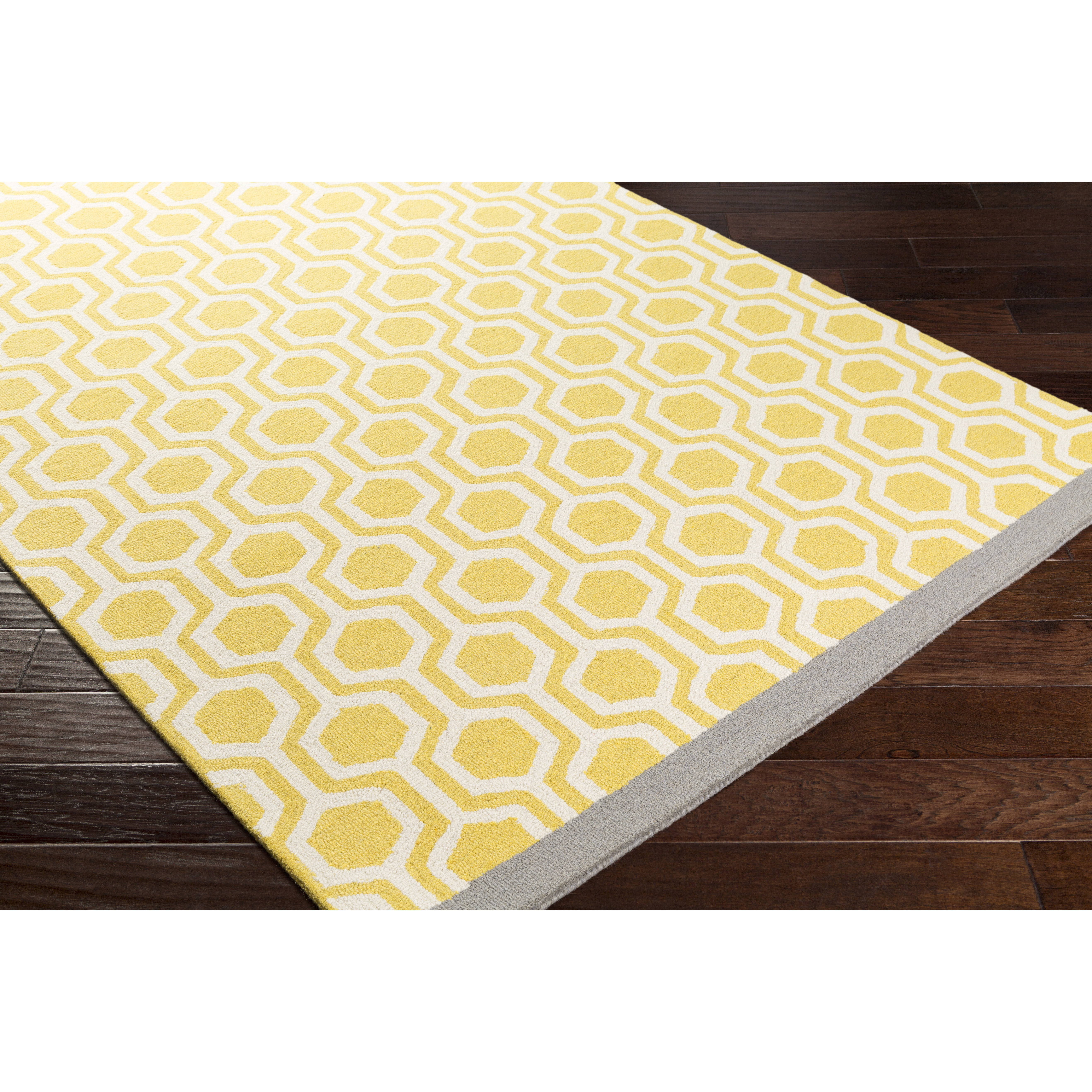 Artistic Weavers Hilda Eva HandCrafted Yellow/Gray Area Rug & Reviews
