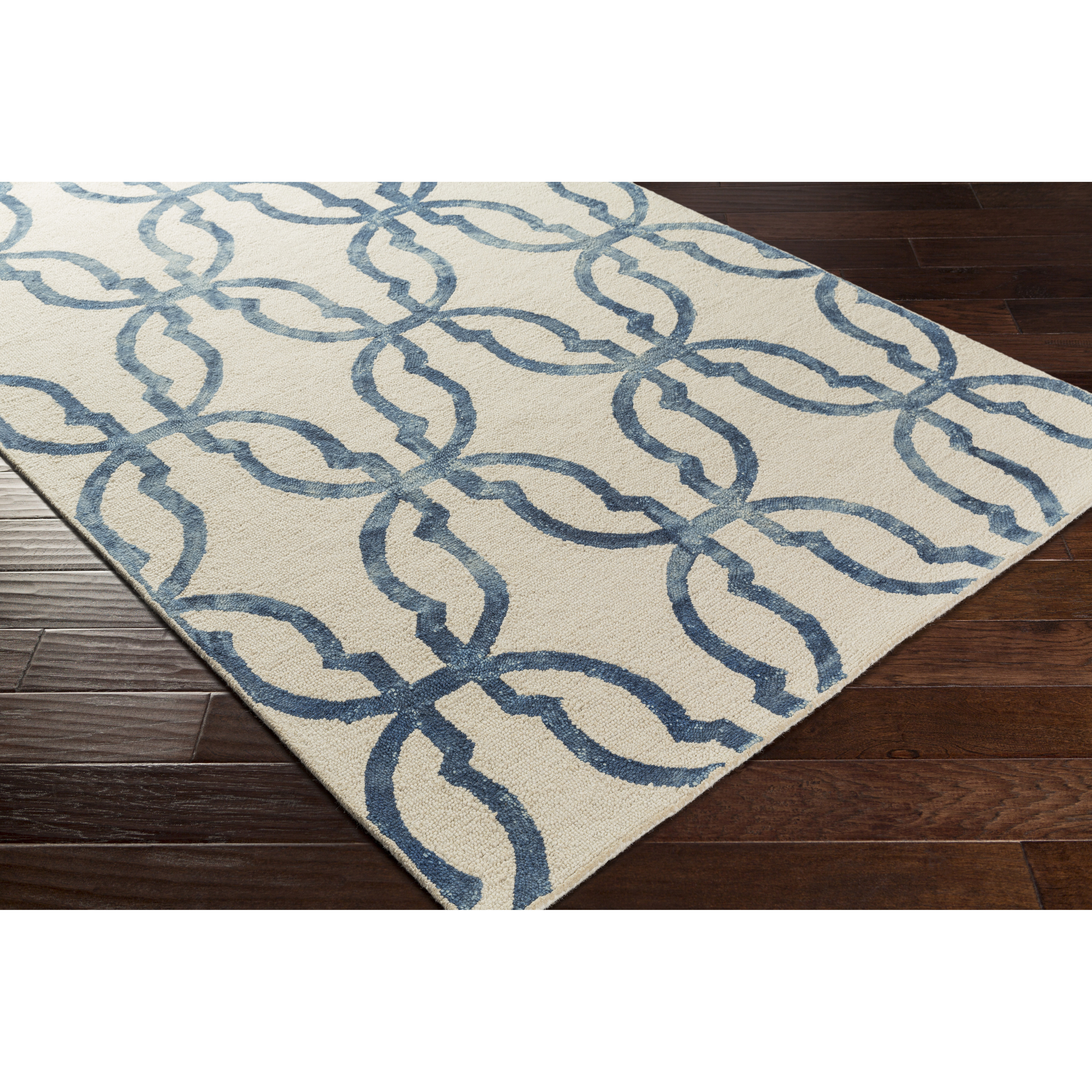 Artistic Weavers Organic Julia HandTufted Slate Blue/Ivory Area Rug