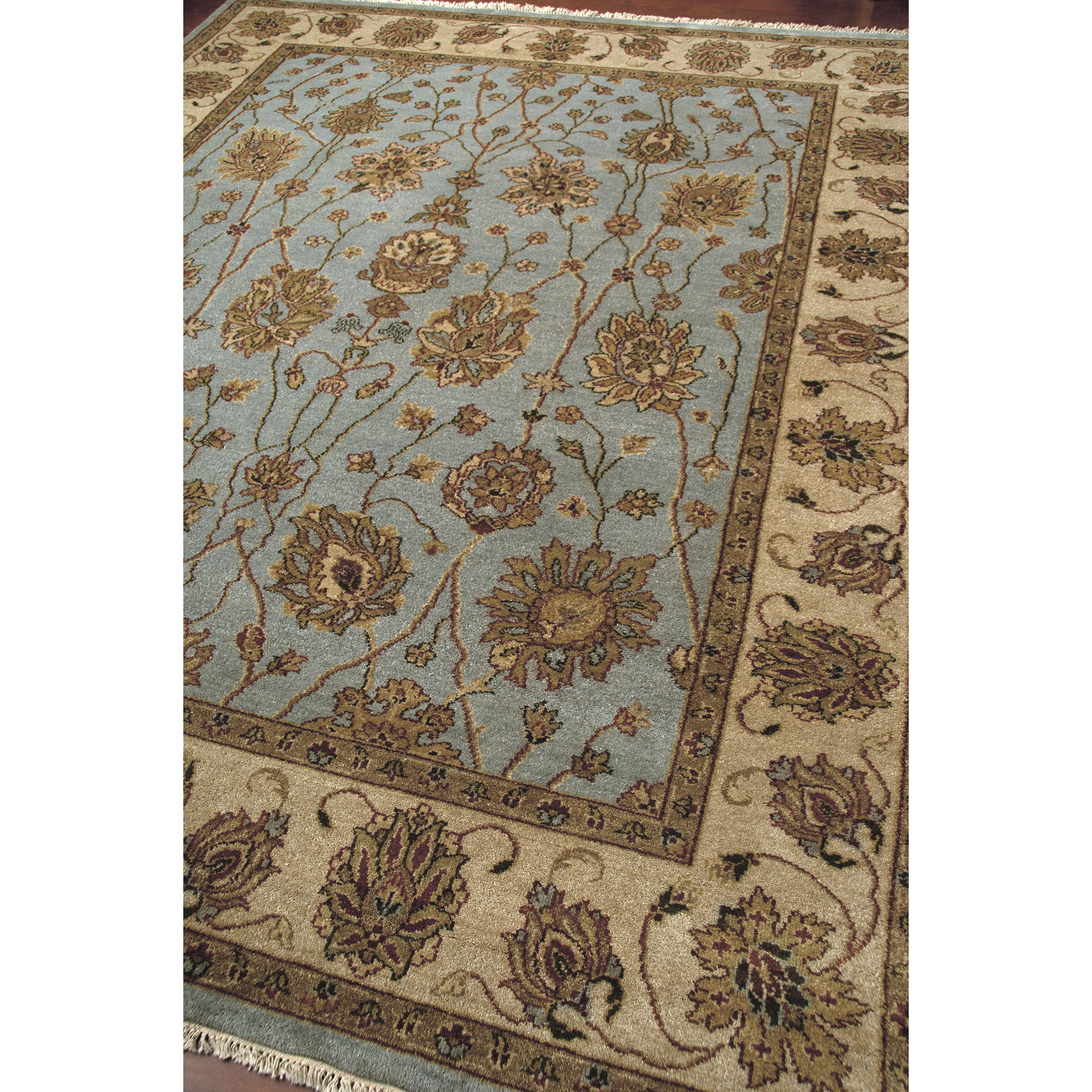 AMER Rugs Oasis French Blue/Beige Nile Area Rug Wayfair