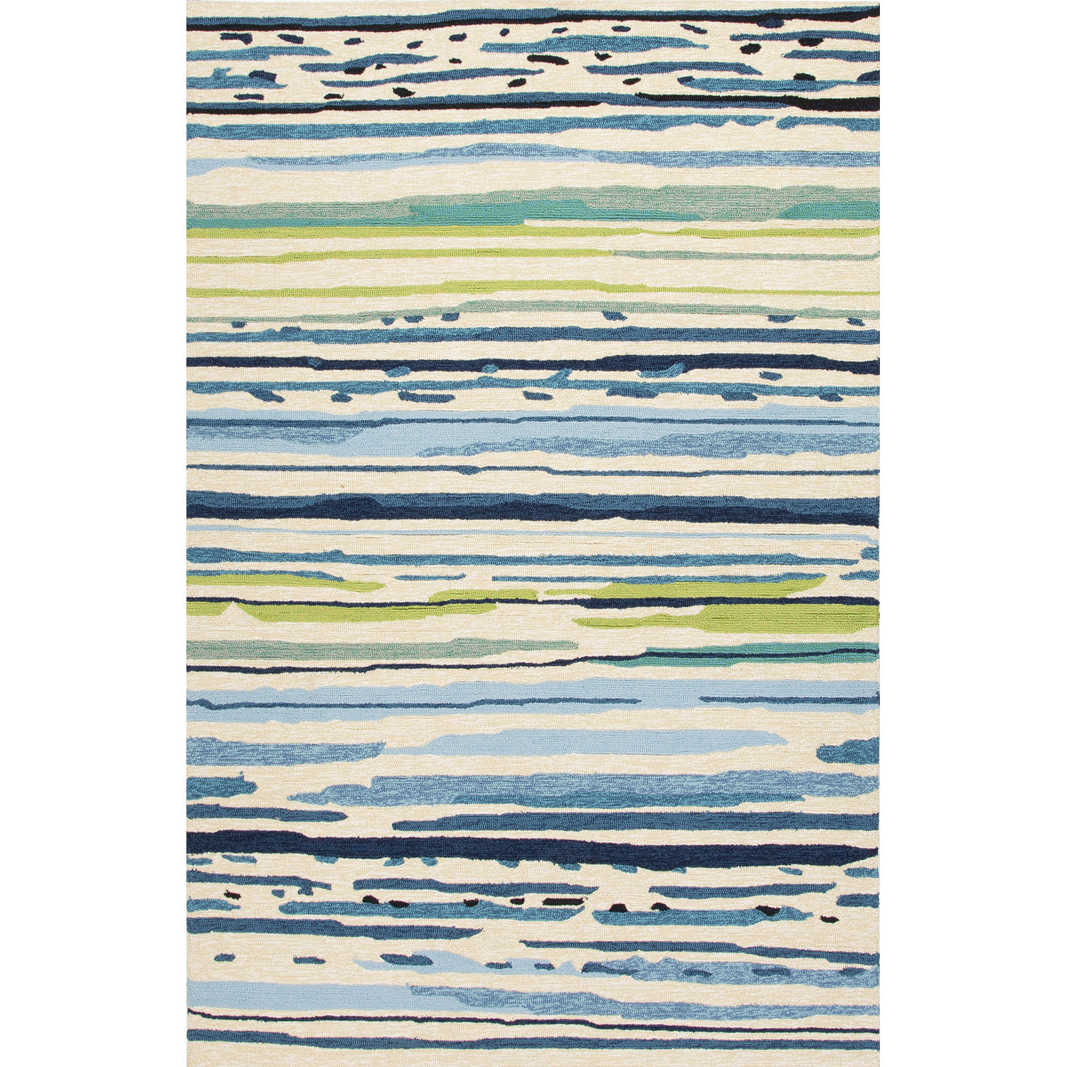 JaipurLiving Colours Blue/Green Abstract Indoor/Outdoor Area Rug