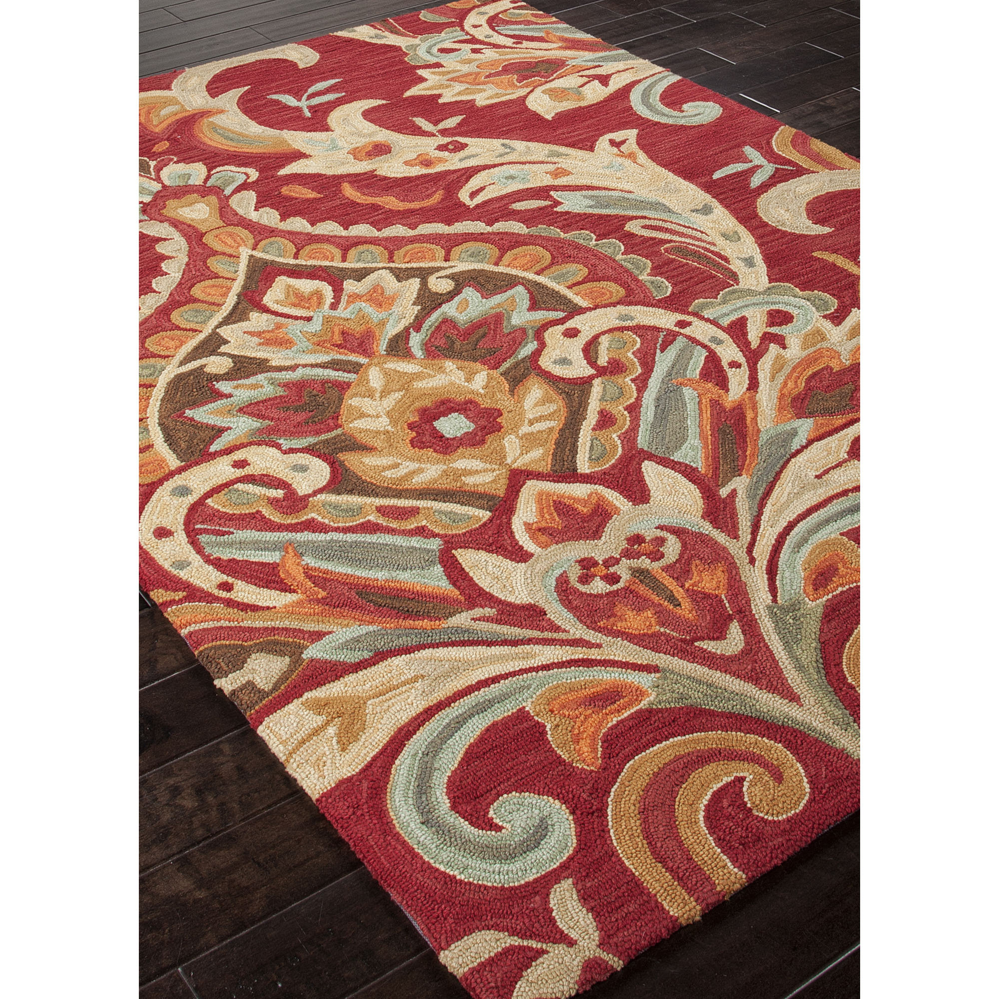 JaipurLiving Brio Burgundy Floral Area Rug & Reviews Wayfair