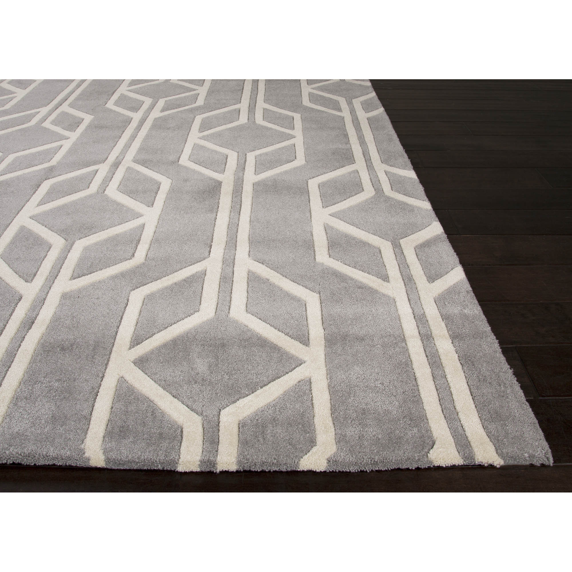 JaipurLiving Fusion Polyester Hand Tufted Gray Area Rug & Reviews Wayfair