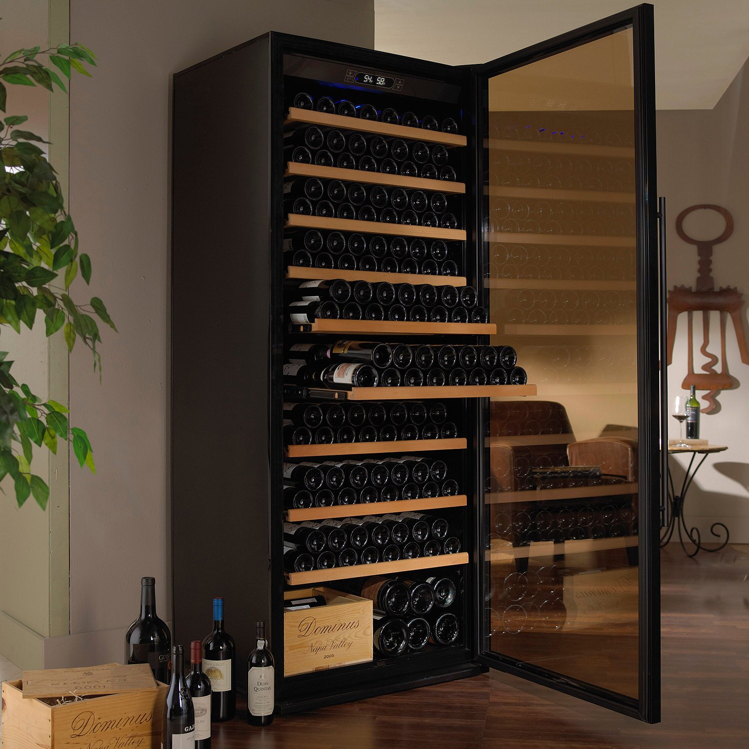 Wine Enthusiast Companies Giant 300 Bottle Single Zone Freestanding