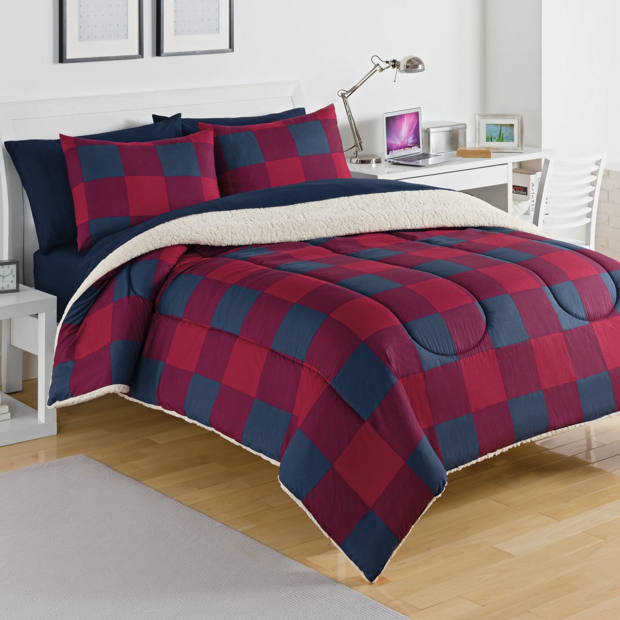 izod-buffalo-plaid-comforter-set-reviews-wayfair