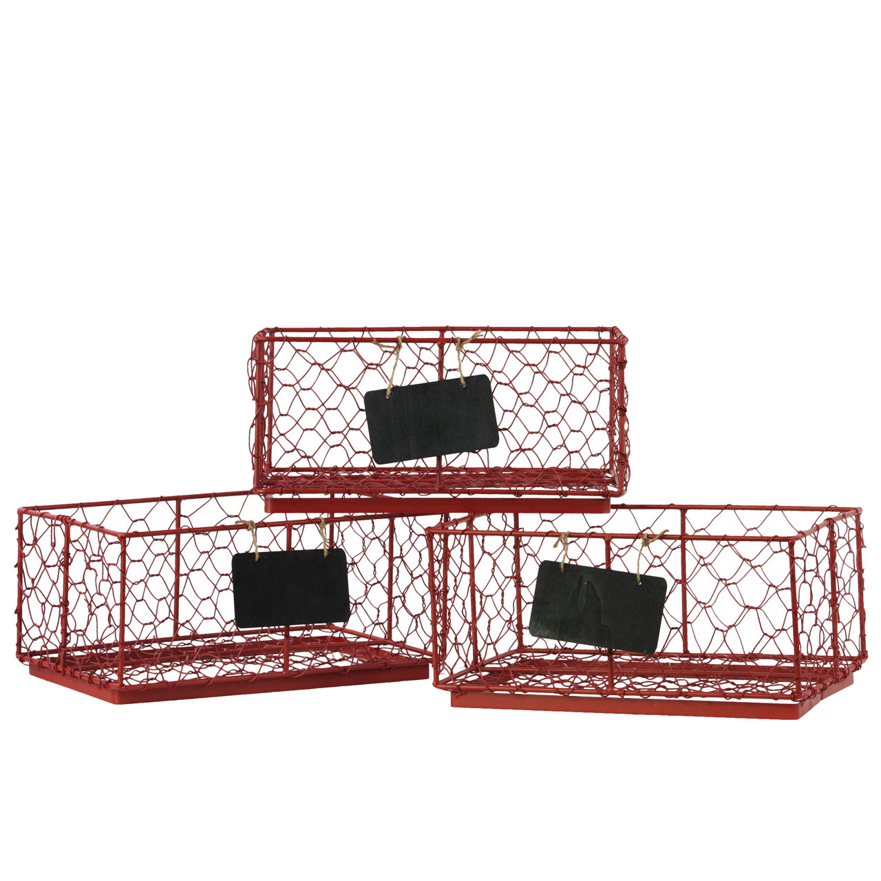 Urban Trends Metal Rectangle Wire Basket Wayfair