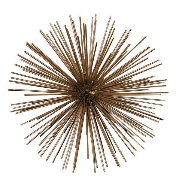 Urban Trends Metal Sea Urchin Ornamental Sculpture Wall Decor & Reviews