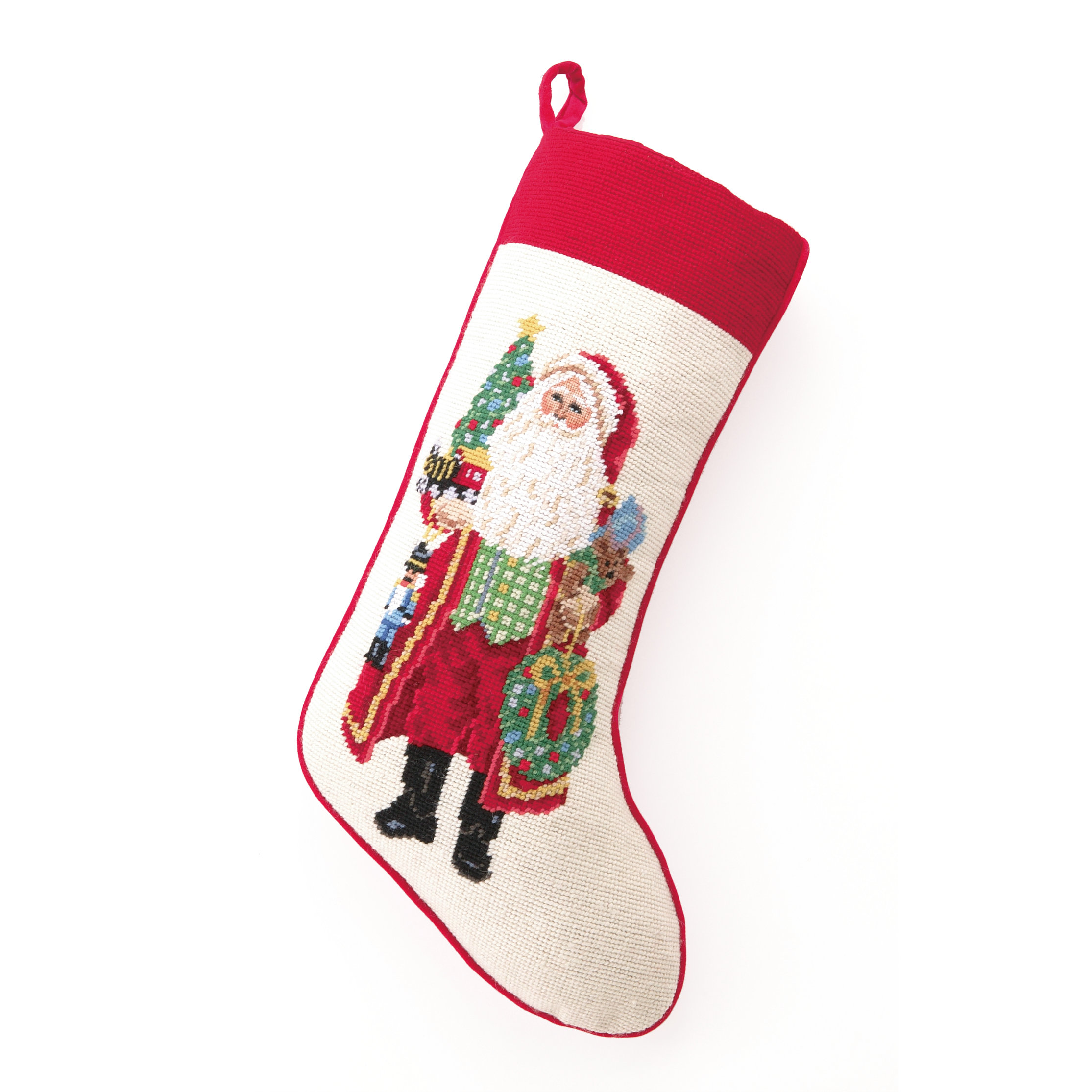 Peking Handicraft Making Spirits Bright Needlepoint Stocking & Reviews