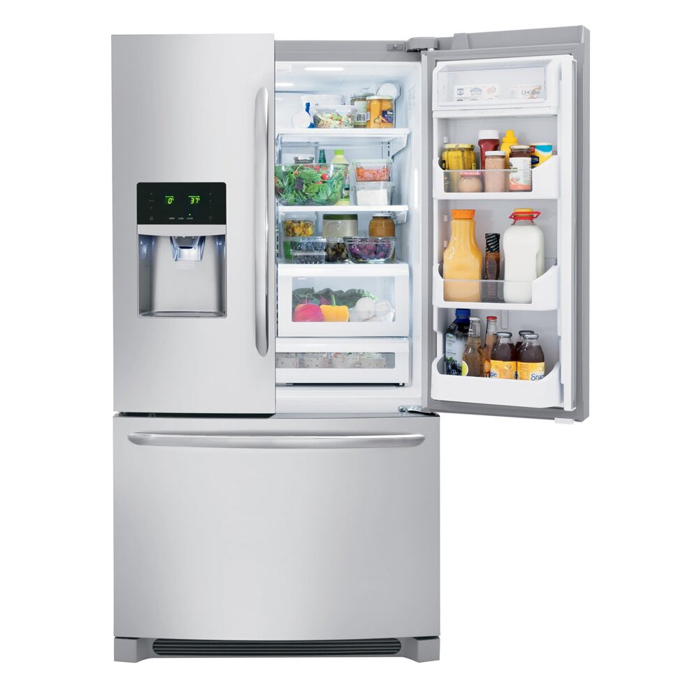 Frigidaire Gallery Series 22 6 Cu Ft French Door Refrigerator Wayfair   Frigidaire Gallery Series 22.6 Cu. Ft. French Door Refrigerator FGHF2366PF 