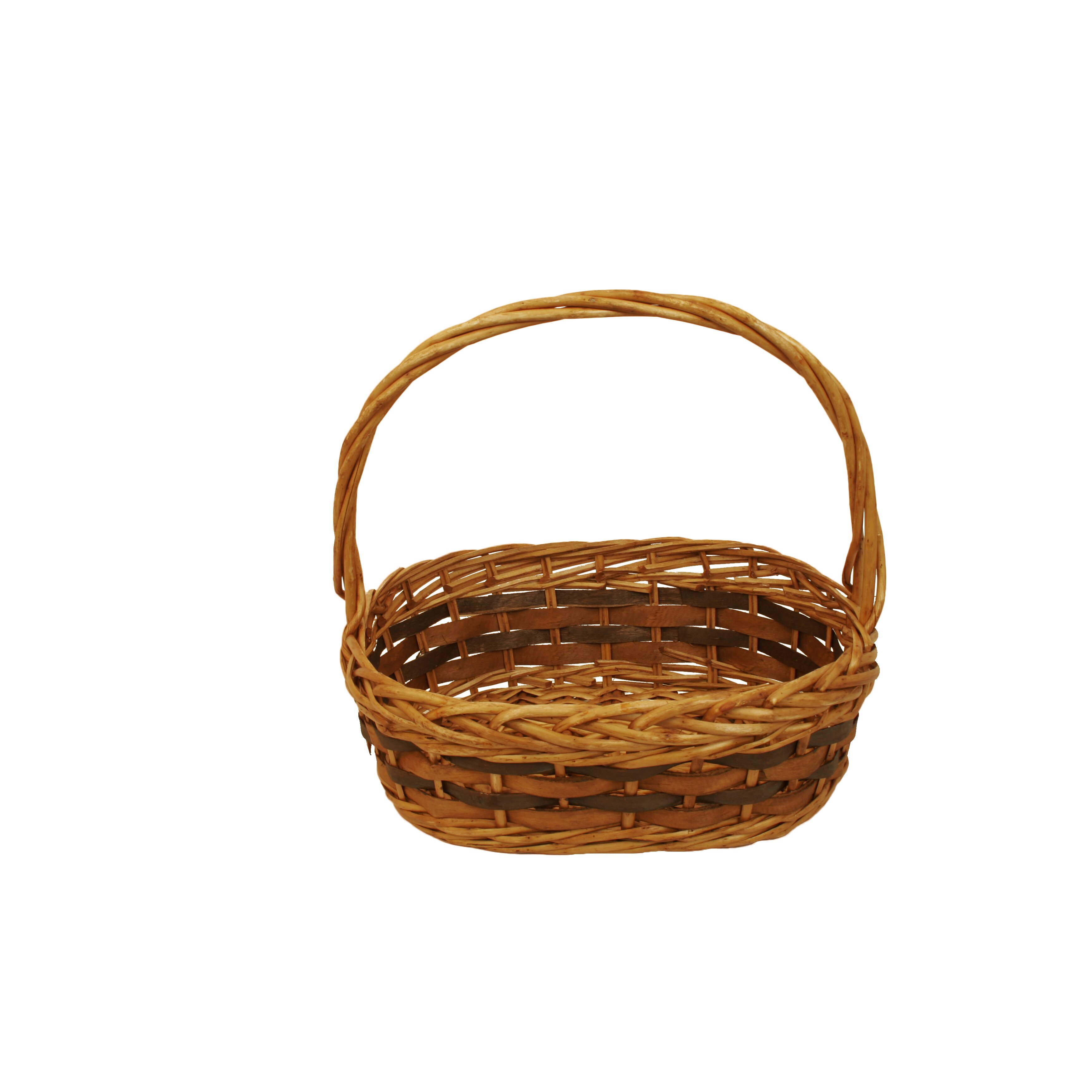 WaldImports 2 Piece Tuscana Wood Chip Handled Basket Set | Wayfair