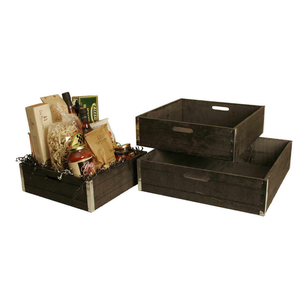 waldimports 3 wood crate set reviews wayfair ca waldimports 3 wood crate set reviews wayfair ca