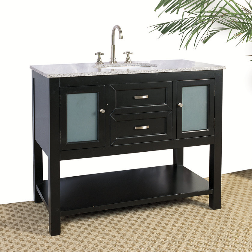 Legion Furniture Hatherleigh 42" Single Chest Bathroom Vanity Set & Reviews Wayfair