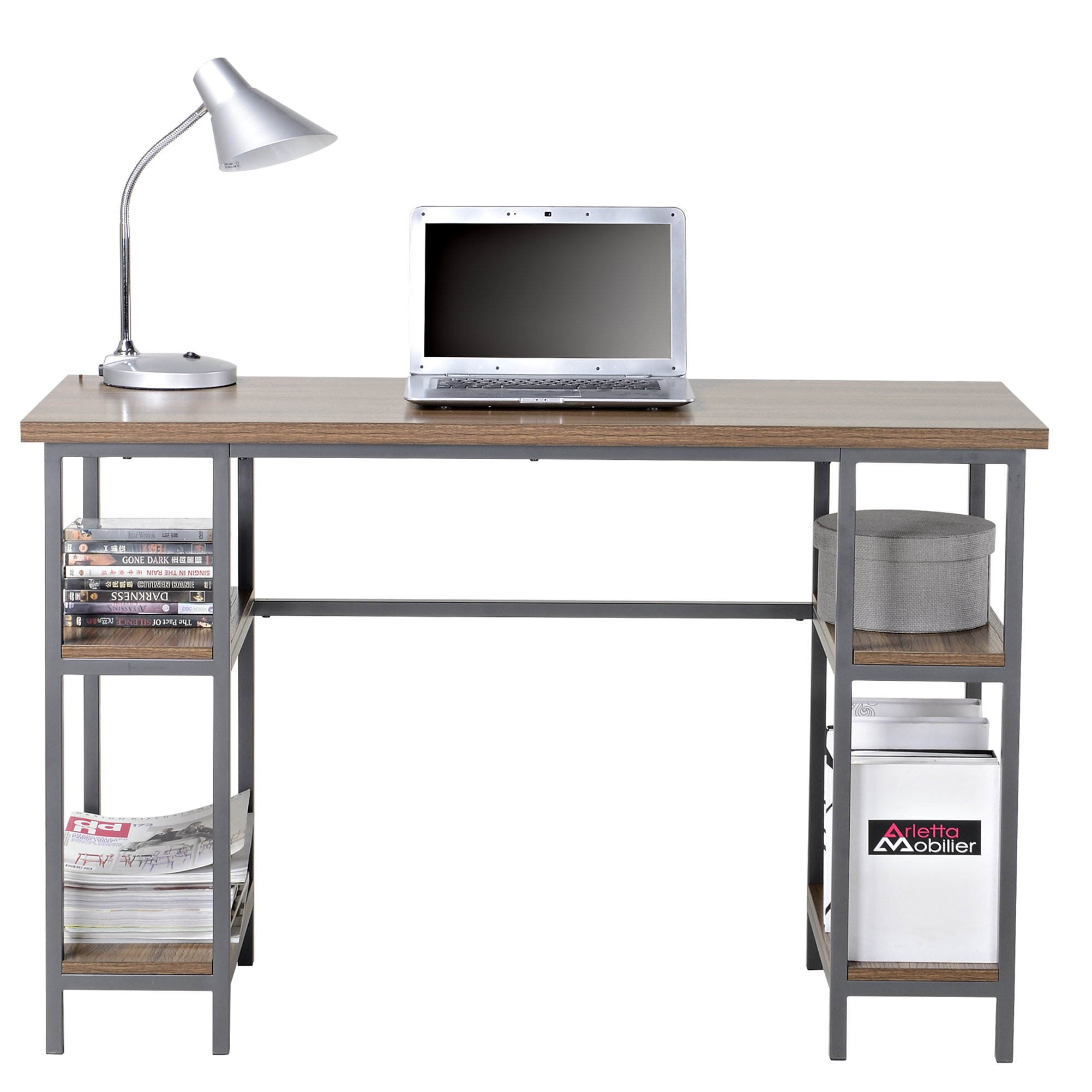 Homestar Computer Desk with 4 Shelves & Reviews Wayfair