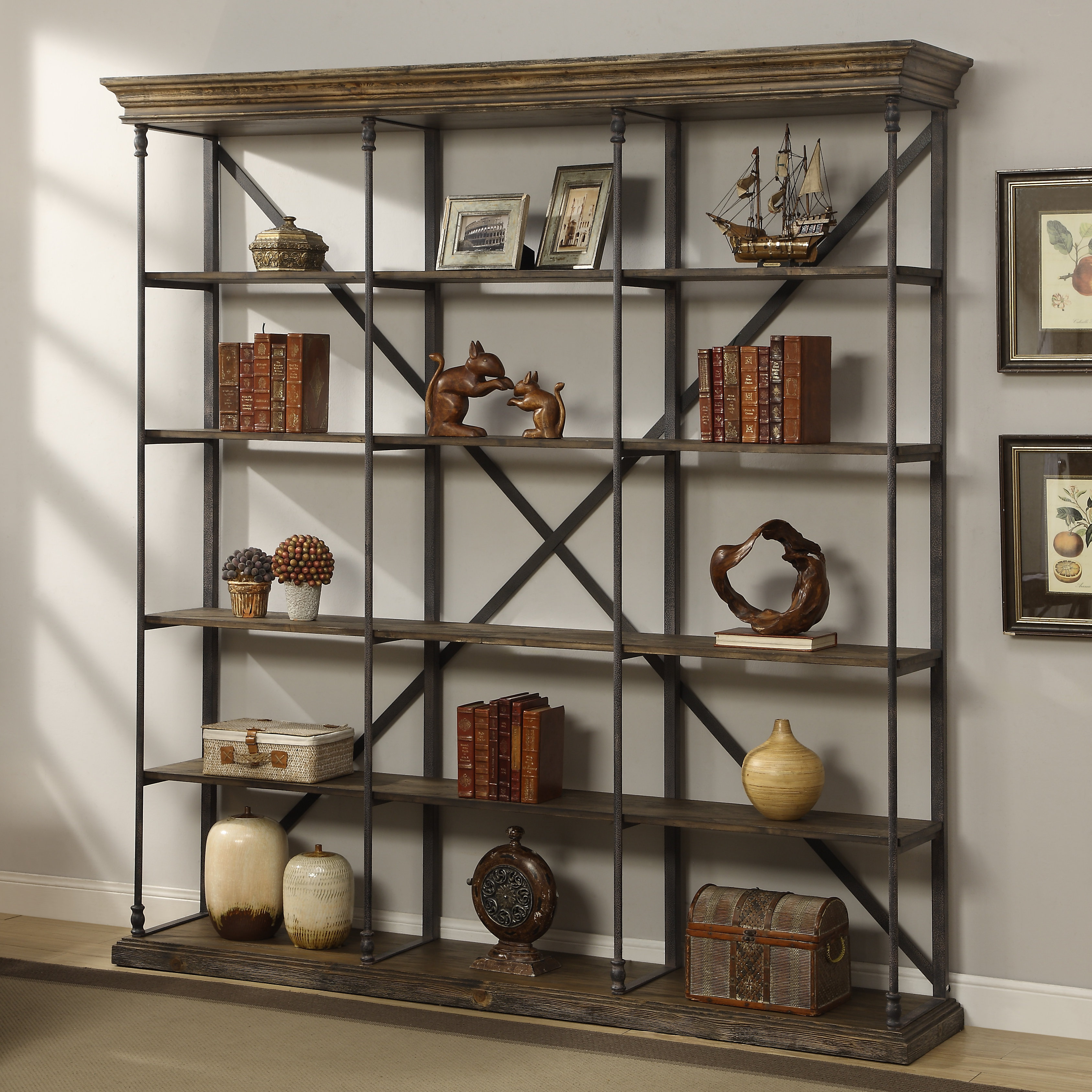 Coast to Coast Imports Large 86" Etagere Bookcase & Reviews Wayfair