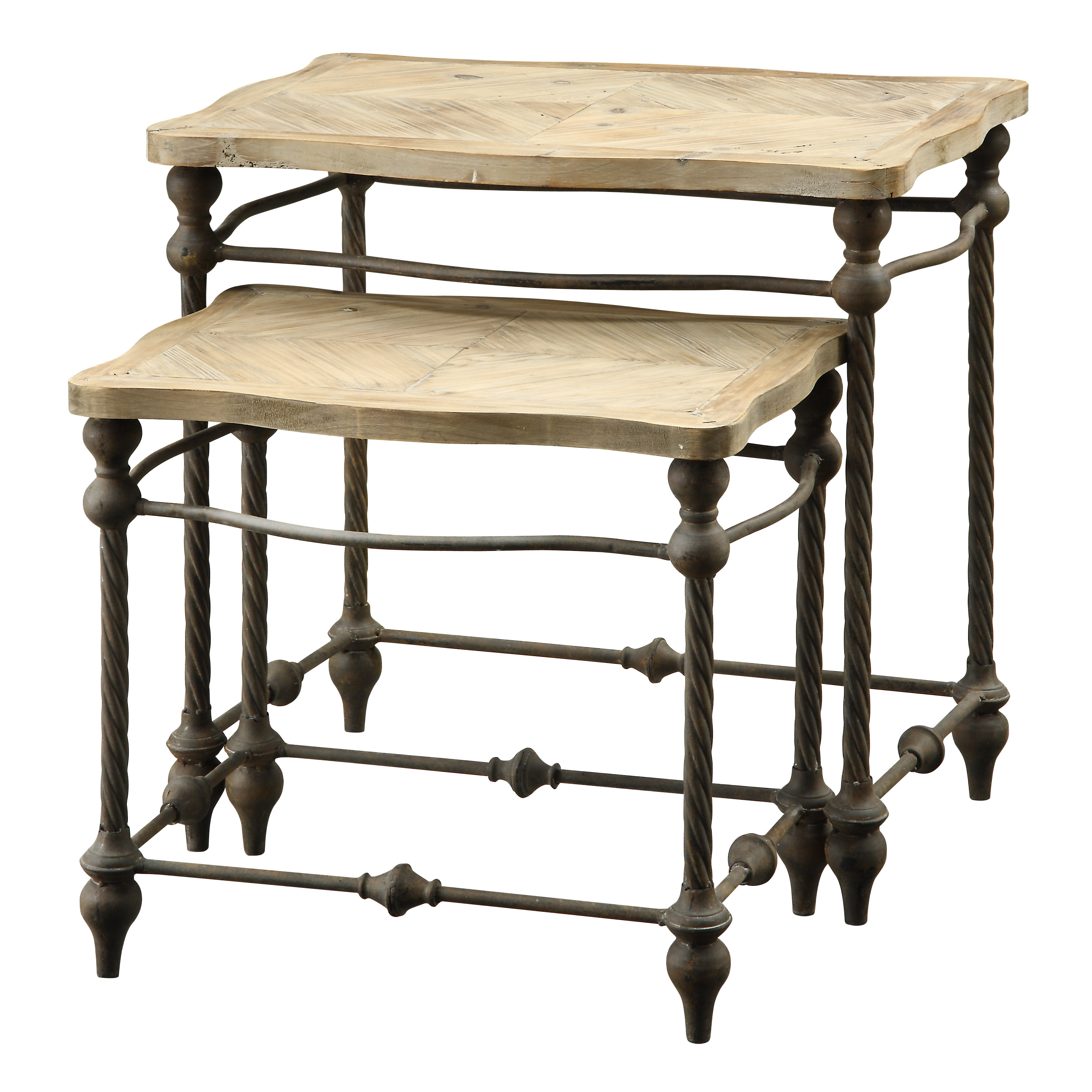 Coast to Coast Imports 2 Piece Nesting Table Set & Reviews Wayfair