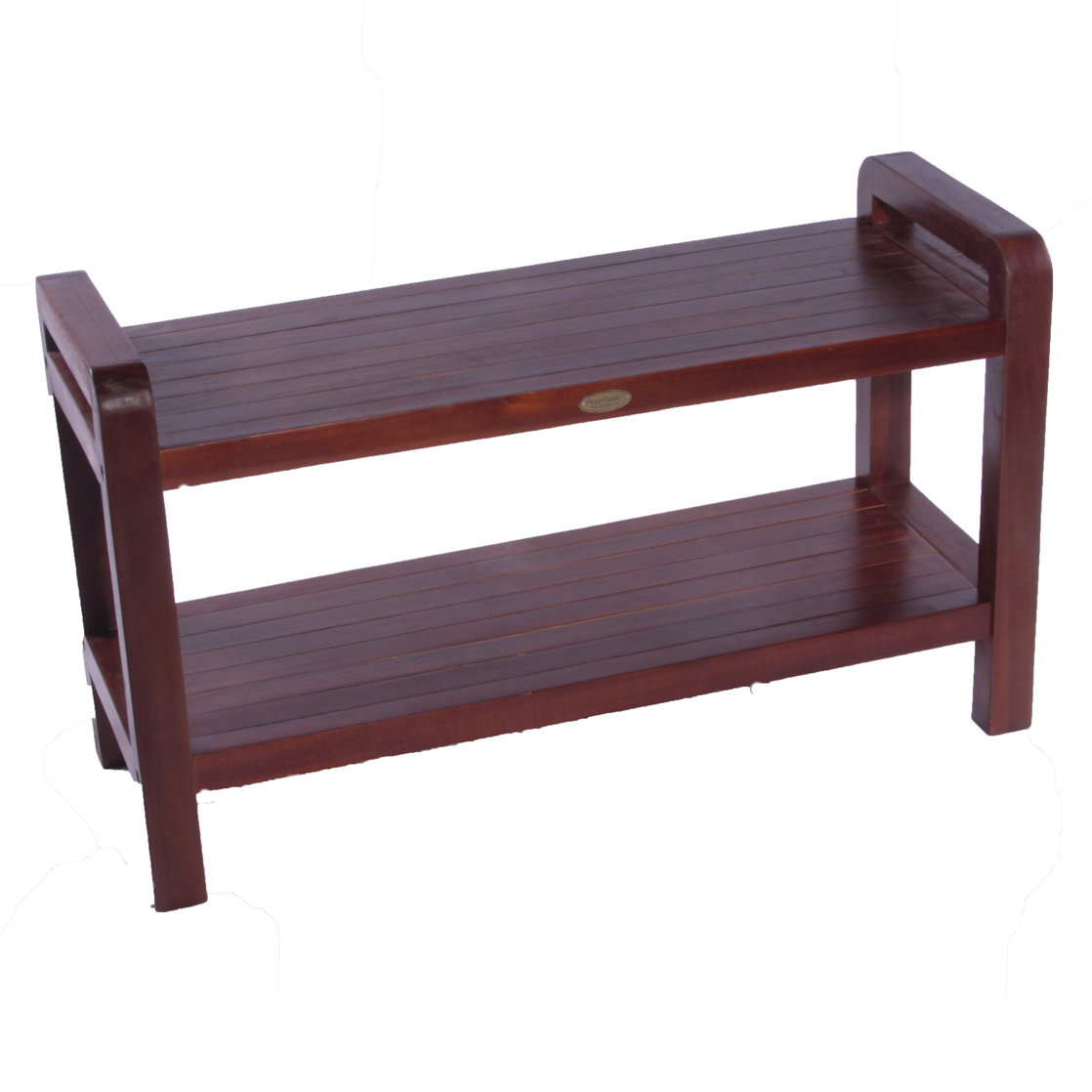 Decoteak LiftAide Teak Ergonomic Spa Shower Bench & Reviews | Wayfair