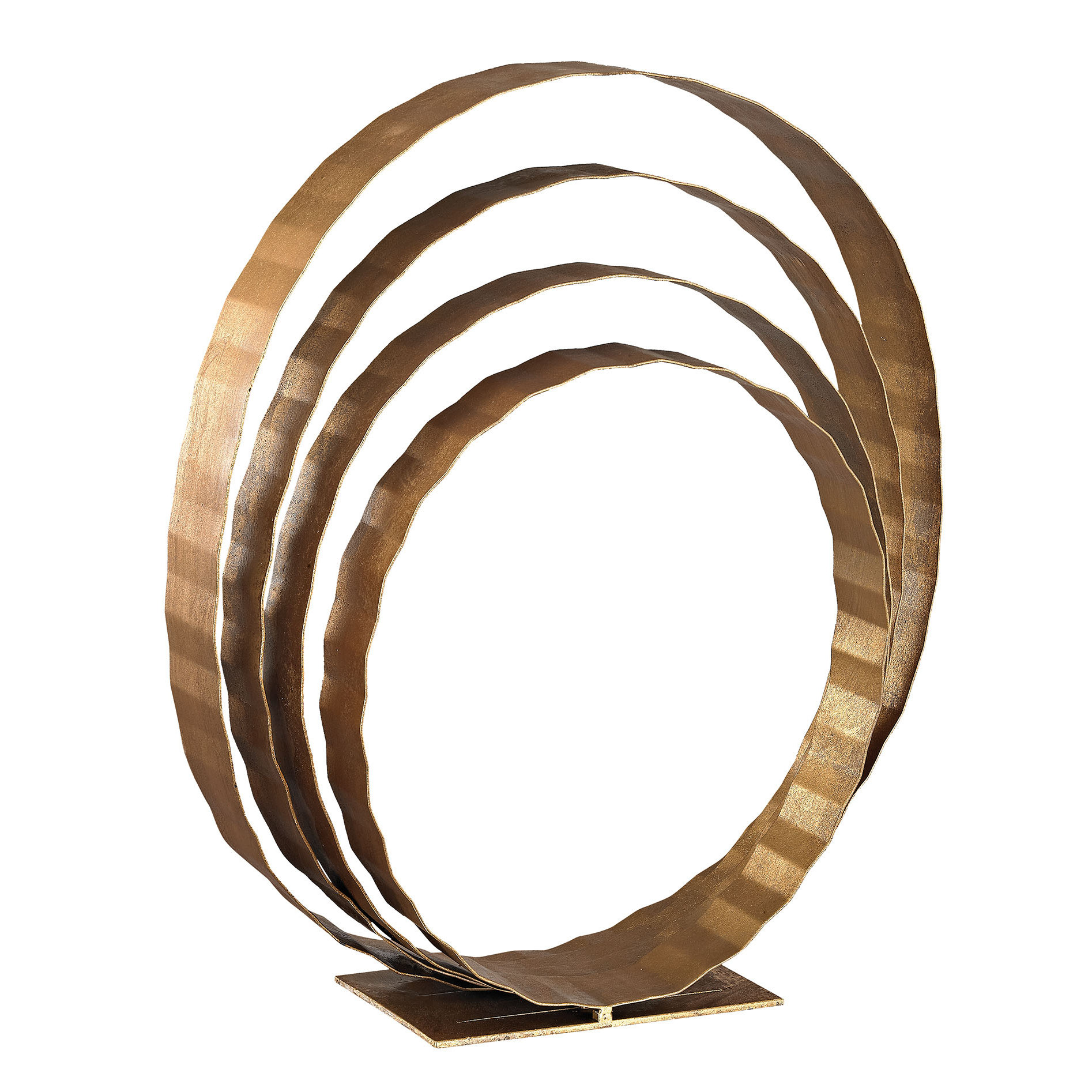 Wade Logan Concentric Rings Table Top Sculpture Wayfair