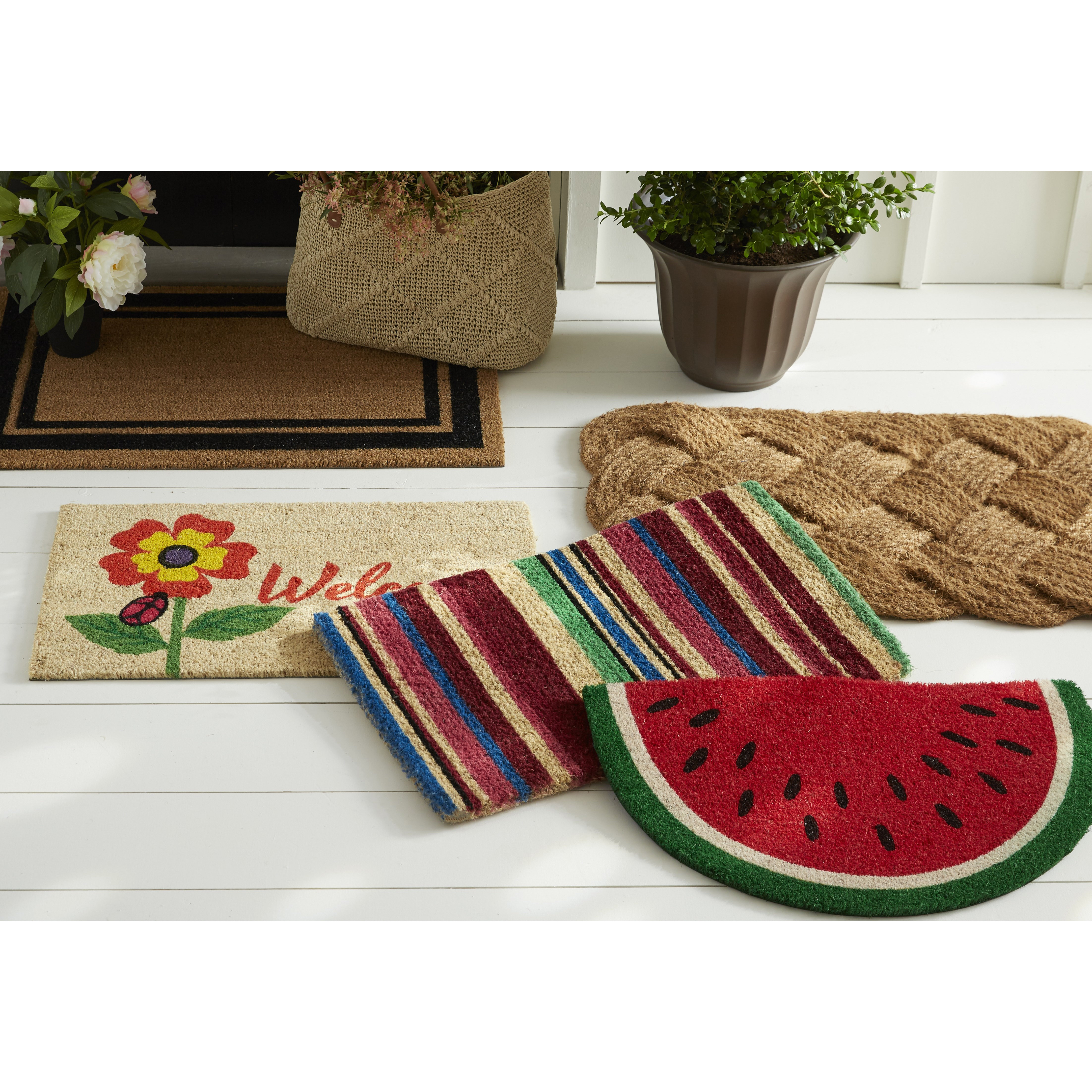 Home & More Border Doormat & Reviews Wayfair
