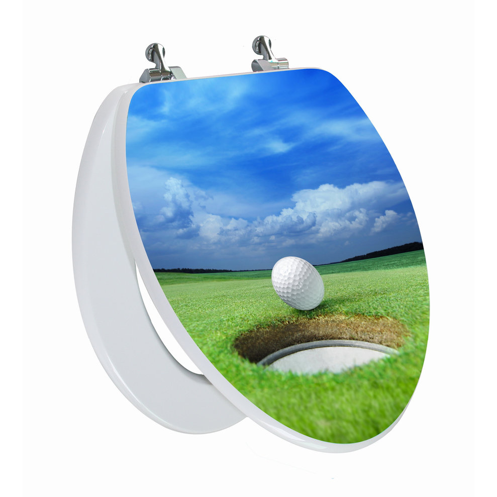Topseat 3D Series Golf Elongated Toilet Seat & Reviews Wayfair