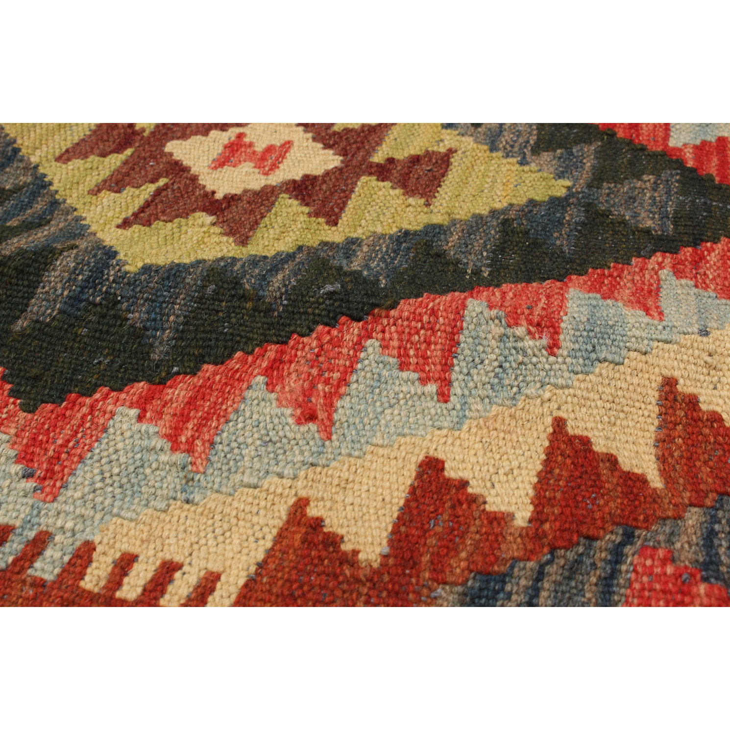 ECARPETGALLERY Sivas Flat Woven Yellow/Orange Area Rug Wayfair