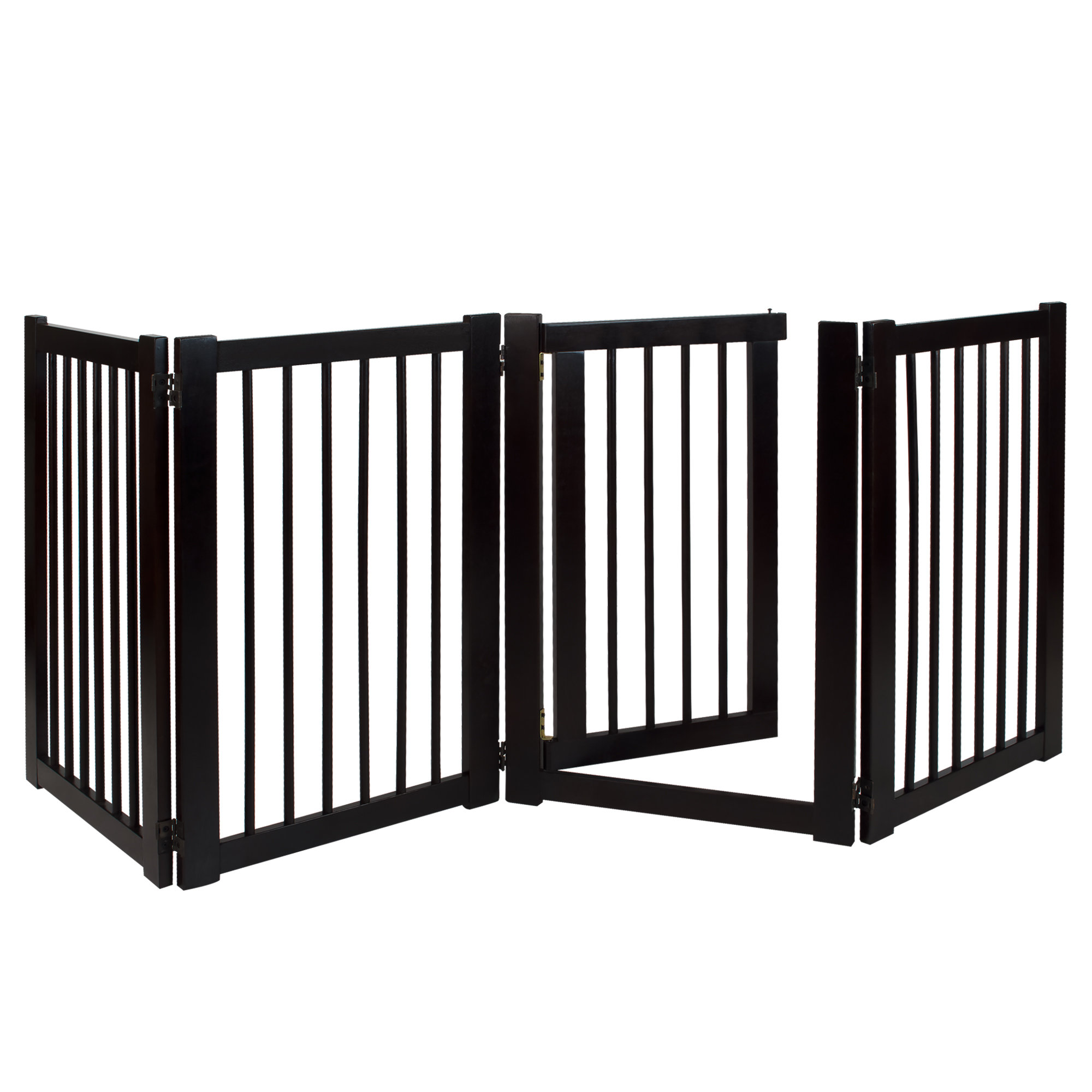 Casual Home Free Standing Pet Gate with Door & Reviews Wayfair