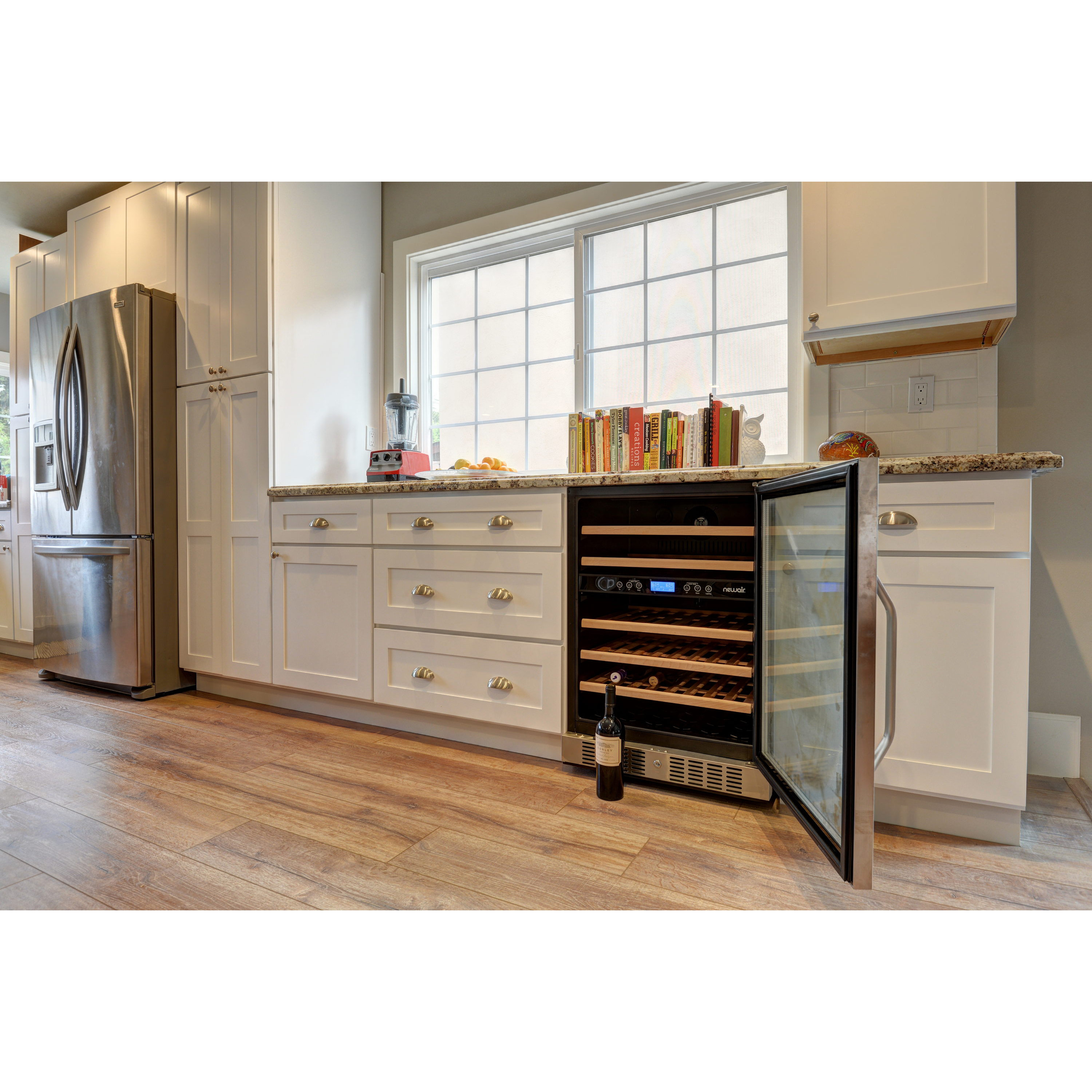 NewAir 46 Bottle Dual Zone BuiltIn Wine Refrigerator & Reviews Wayfair