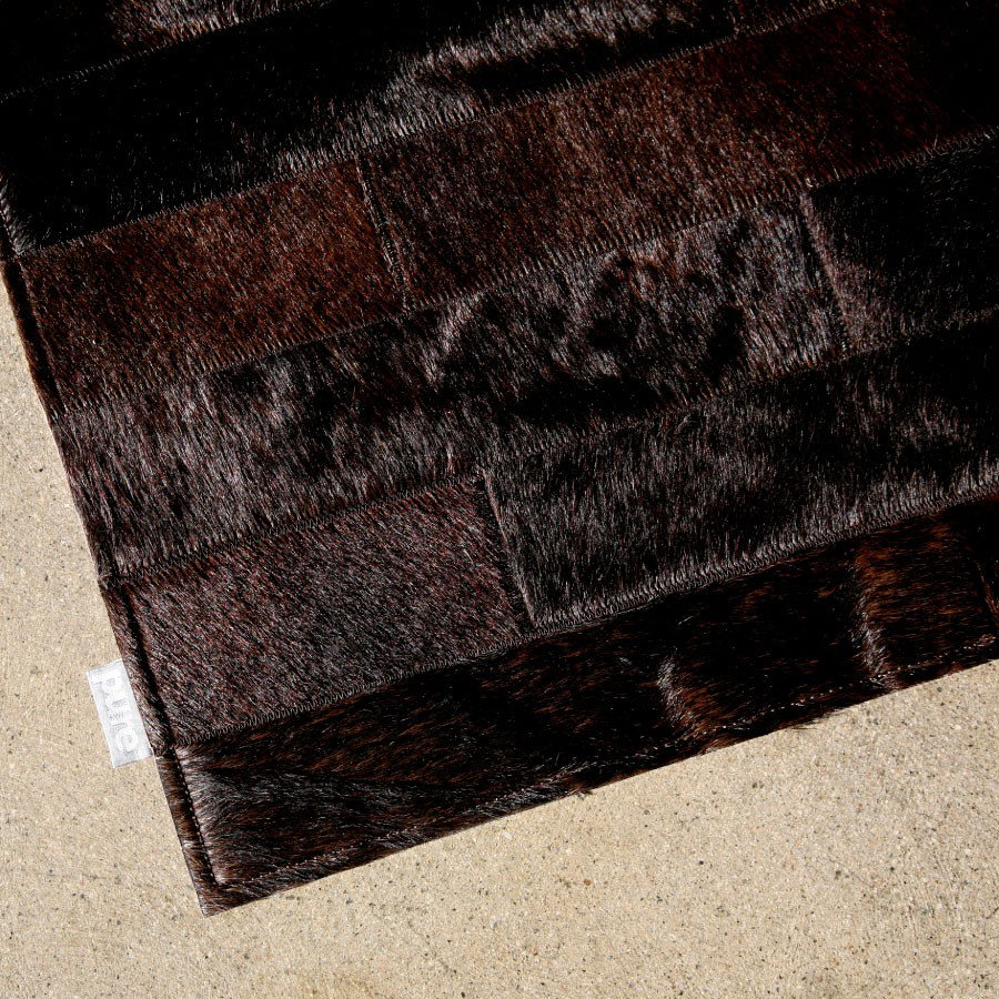 Pure Rugs Patchwork Cowhide Linea Brownie Area Rug U0026 Reviews