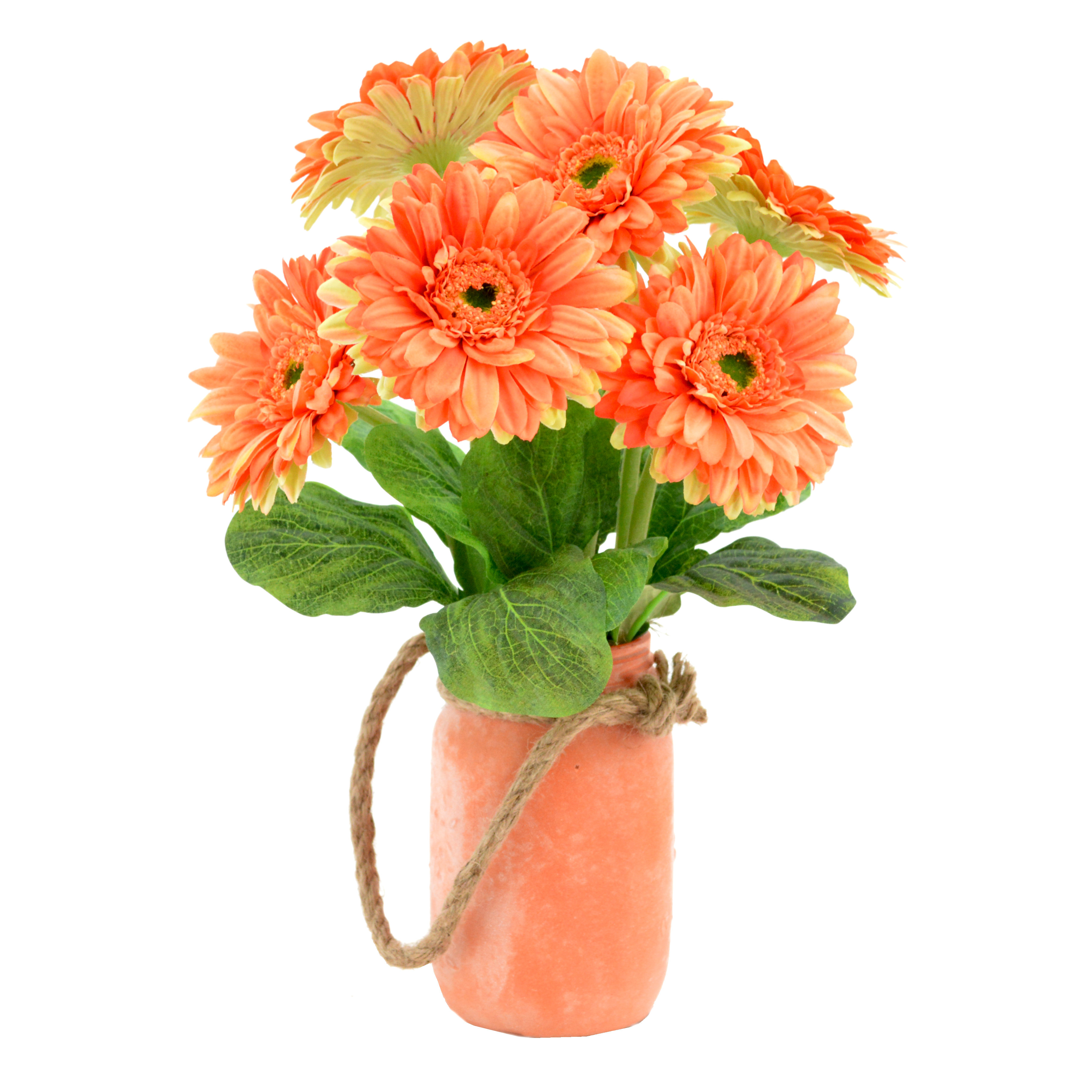 August Grove Bouquet of Gerbera Daisies & Reviews Wayfair
