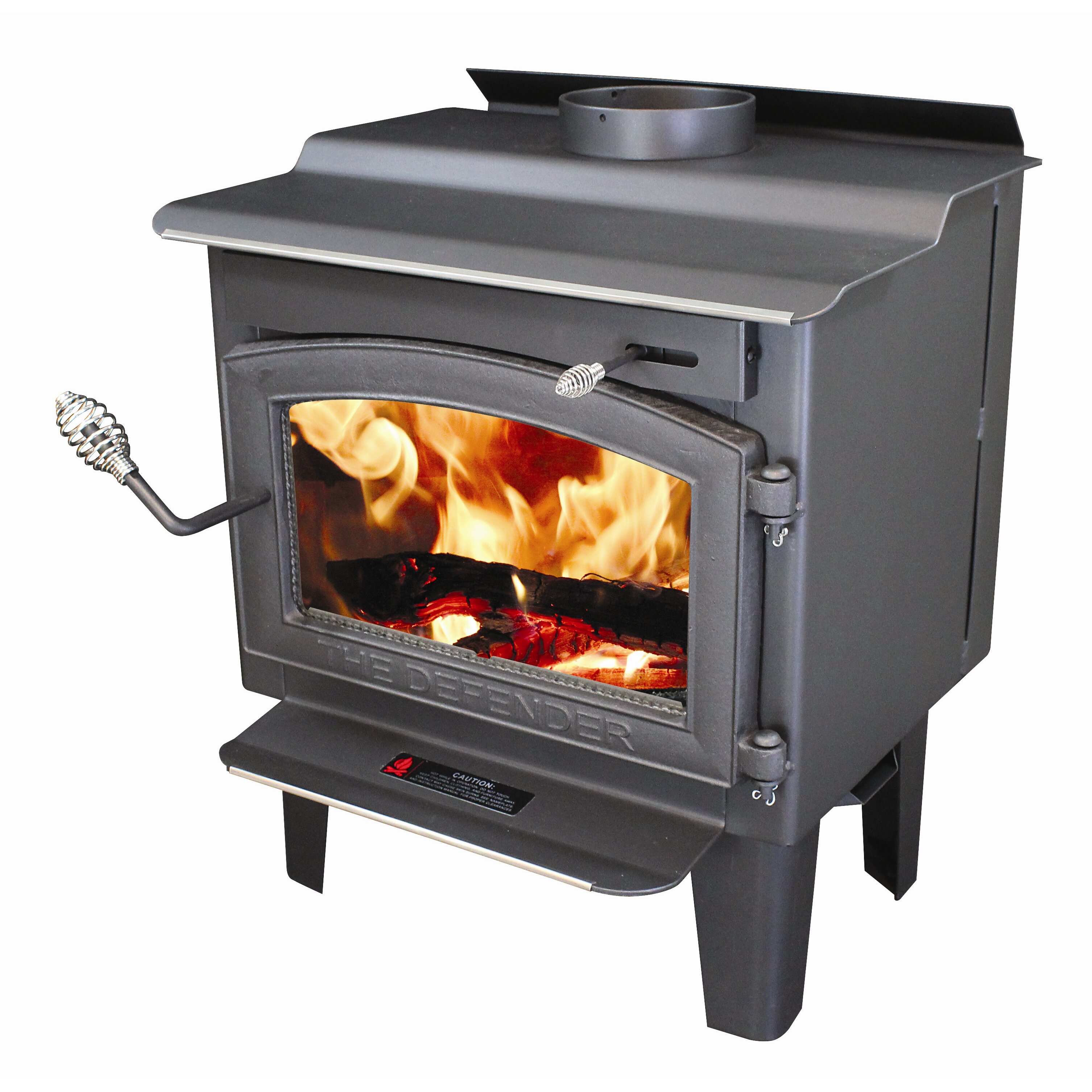 vogelzang defender 1,200 square foot wood stove with