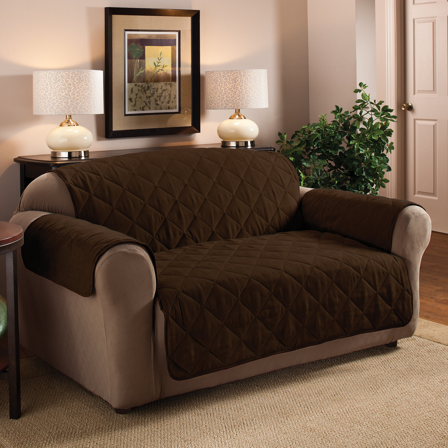 Innovative Textile Solutions Faux Suede Furniture Sofa Slipcover