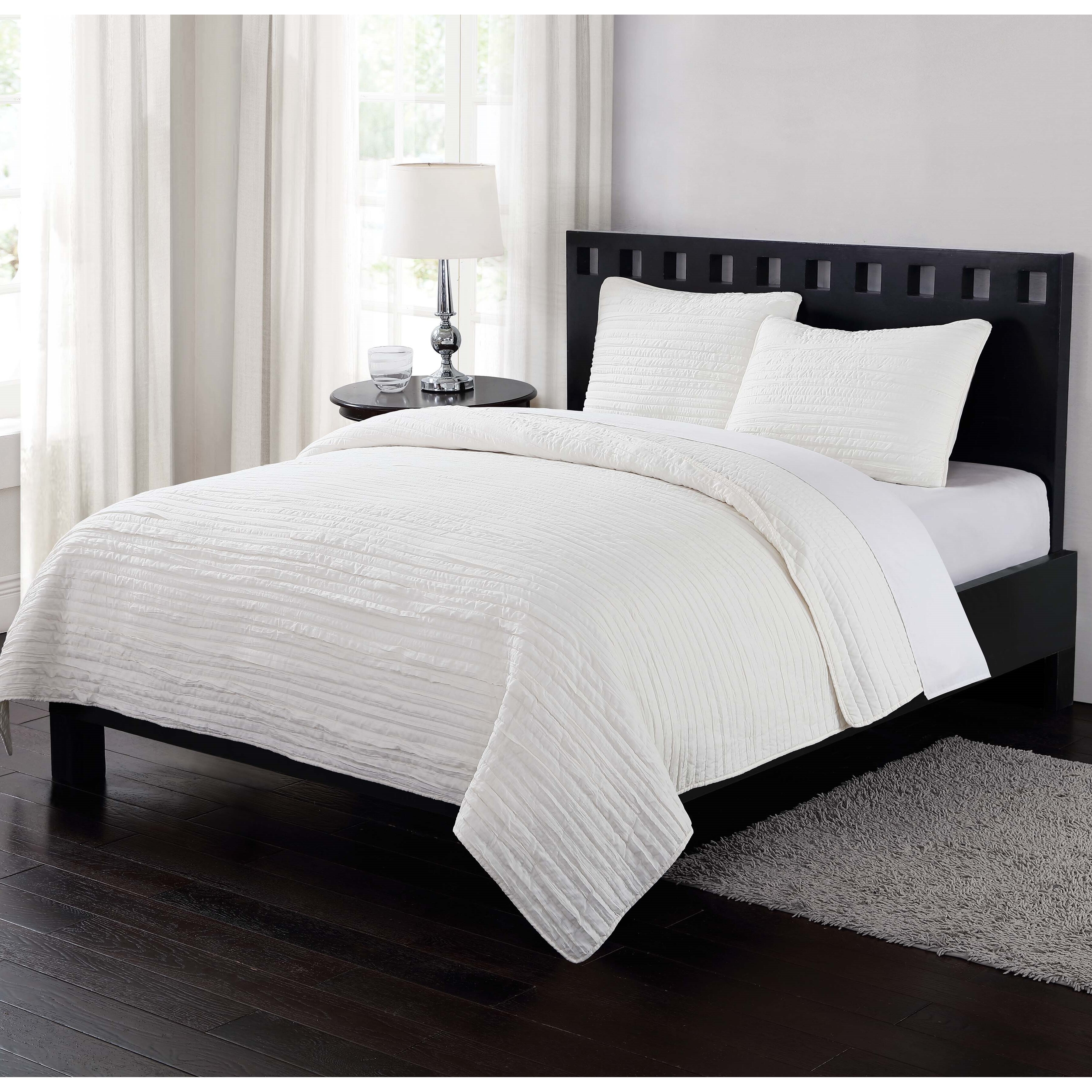 London Fog Reversible Quilt Set | Wayfair