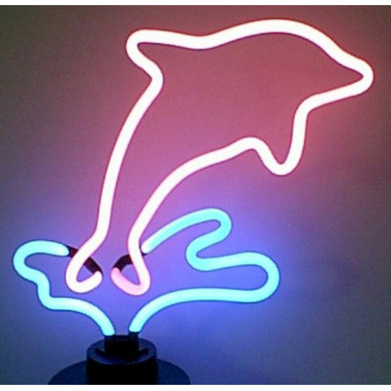 Neonetics Business Signs Dolphin Neon Sign 