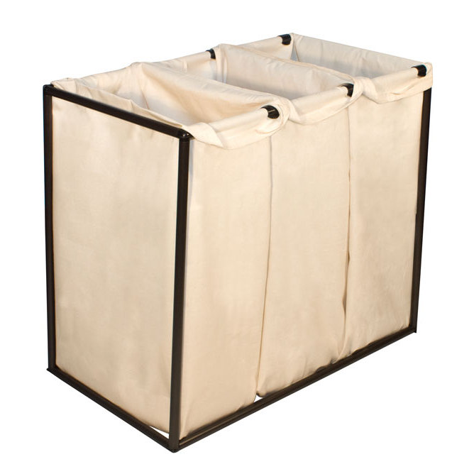 The Bag Stand Co Triple Hamper with Bag & Reviews Wayfair