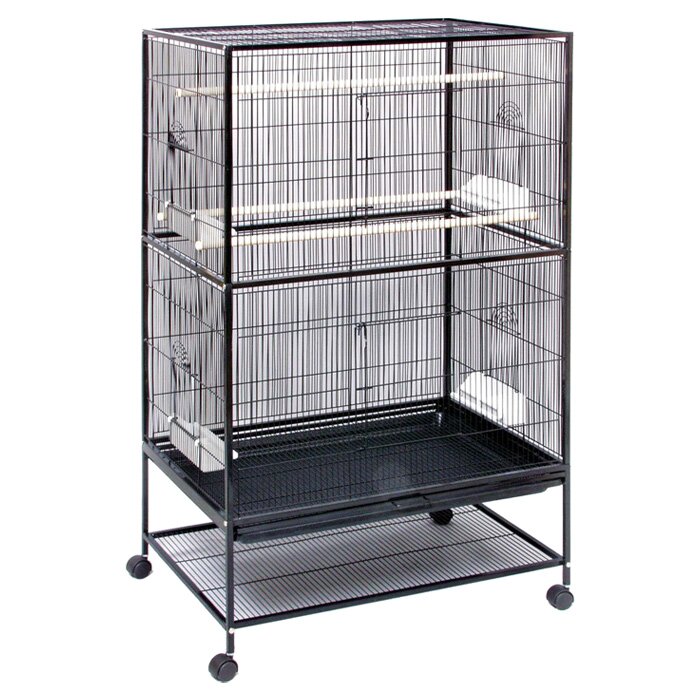 Prevue Hendryx Flight Bird Cage with Storage Shelf & Reviews | Wayfair