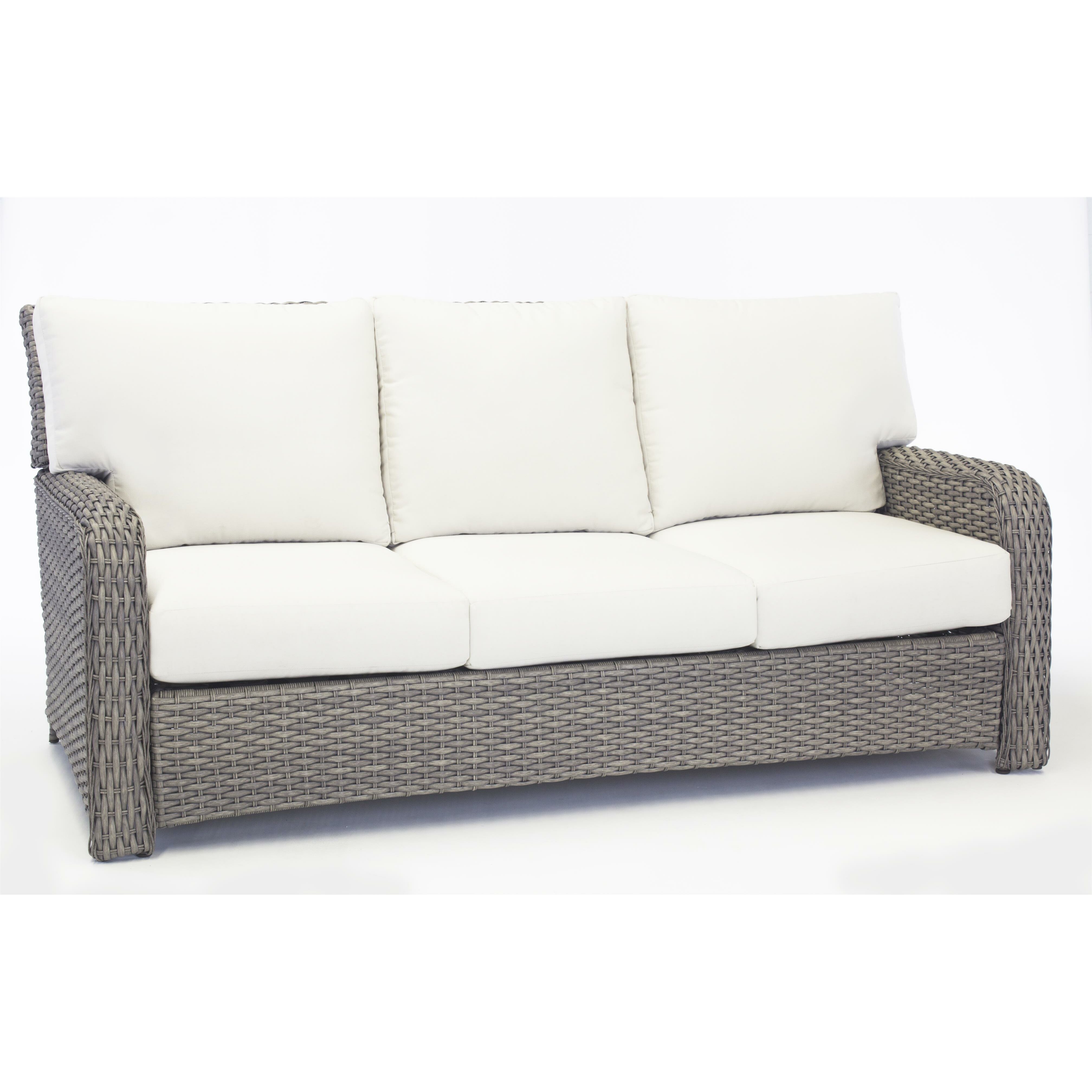 South Sea Rattan St Tropez Sofa with Cushion | Wayfair